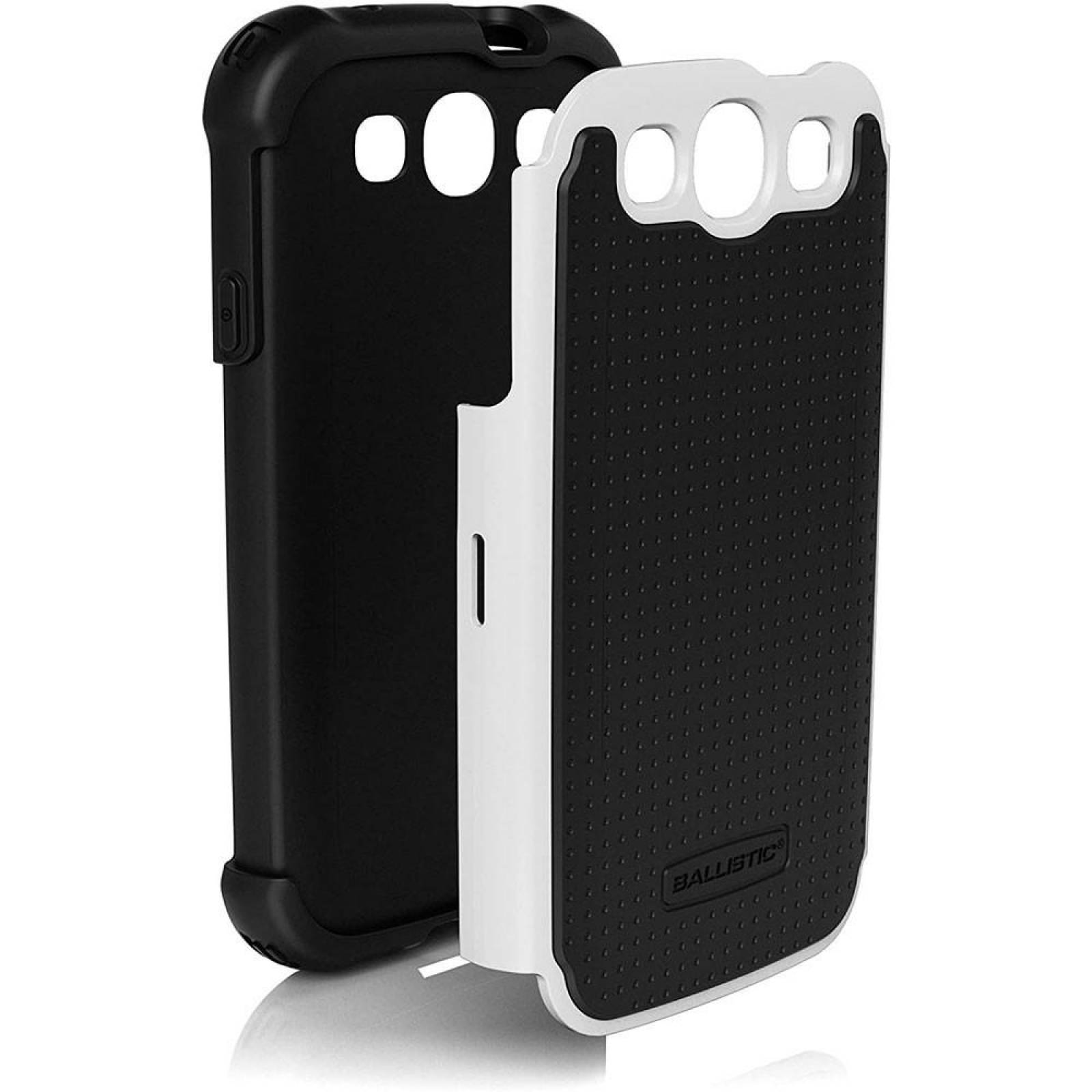. Funda Ballistic SG para Samsung Galaxy S3 i9300 Blanco Negro