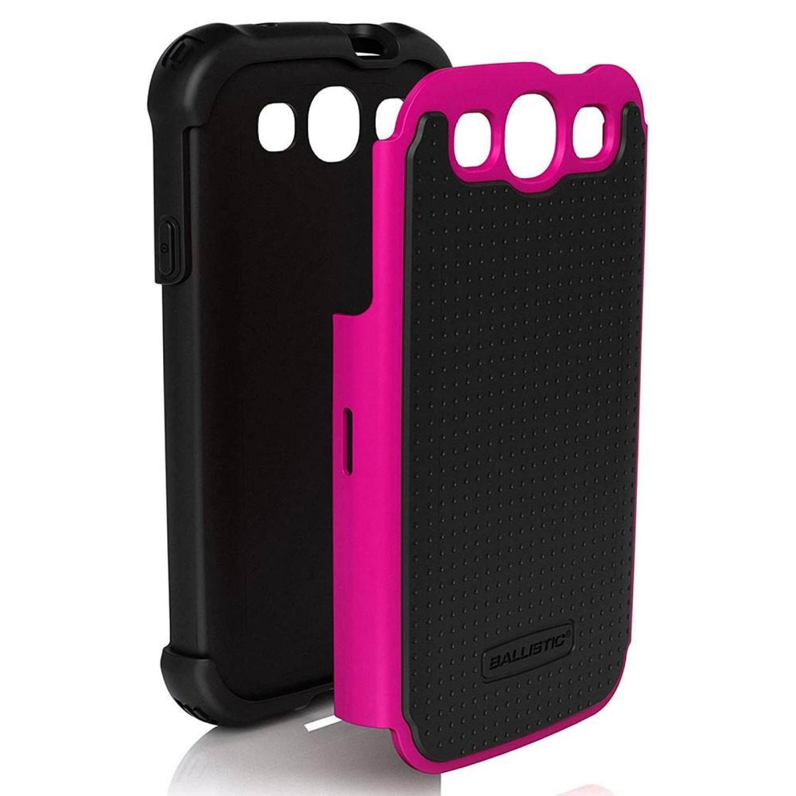 . Funda Ballistic SG para Samsung Galaxy S3 i9300 Rosa Negro