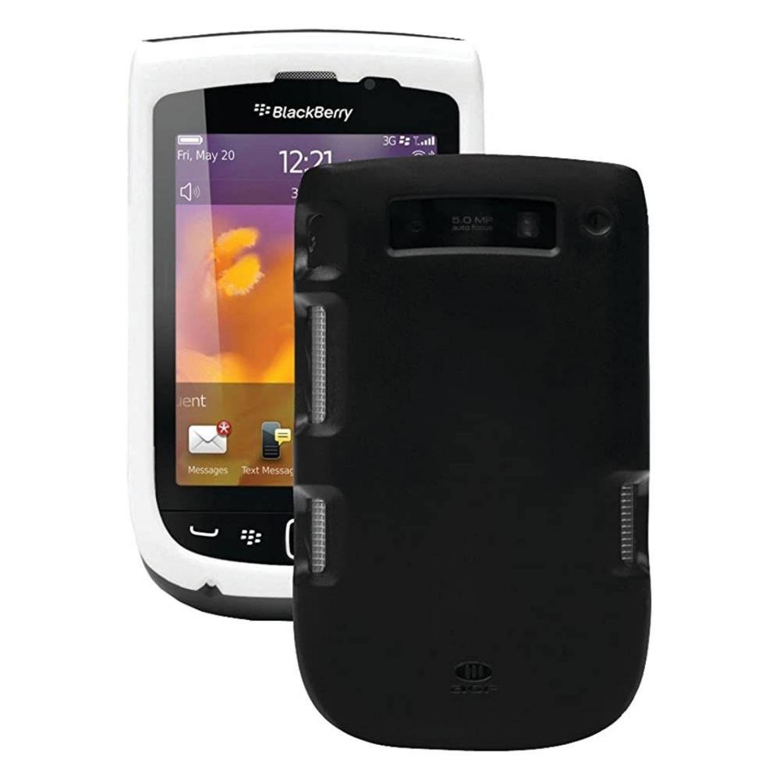 . Funda AGF Ballistic GRT para Blackberry 9800 Torch Blanco Negro 