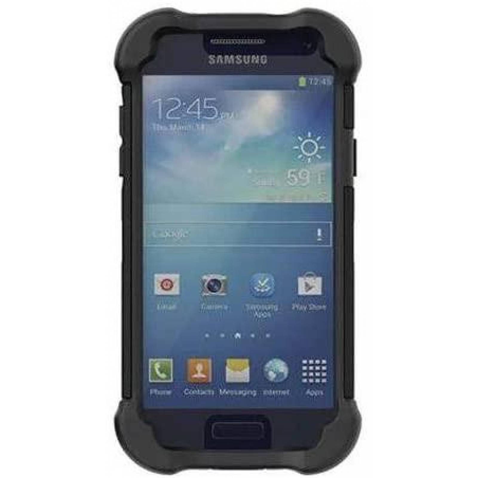 . Funda Ballistic SG MAXX para Samsung S4 Mini - Negro con clip
