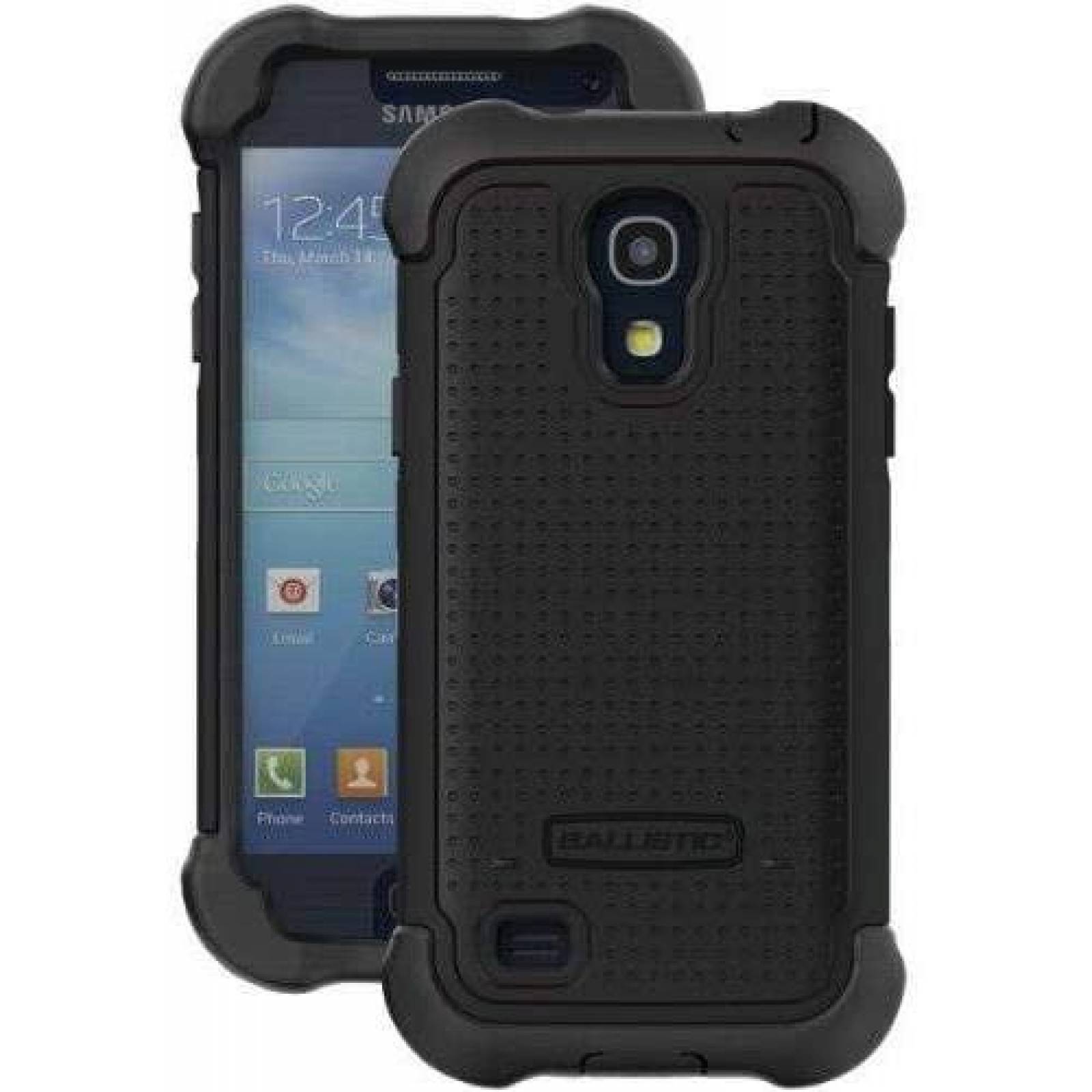 . Funda Ballistic SG MAXX para Samsung S4 Mini - Negro con clip
