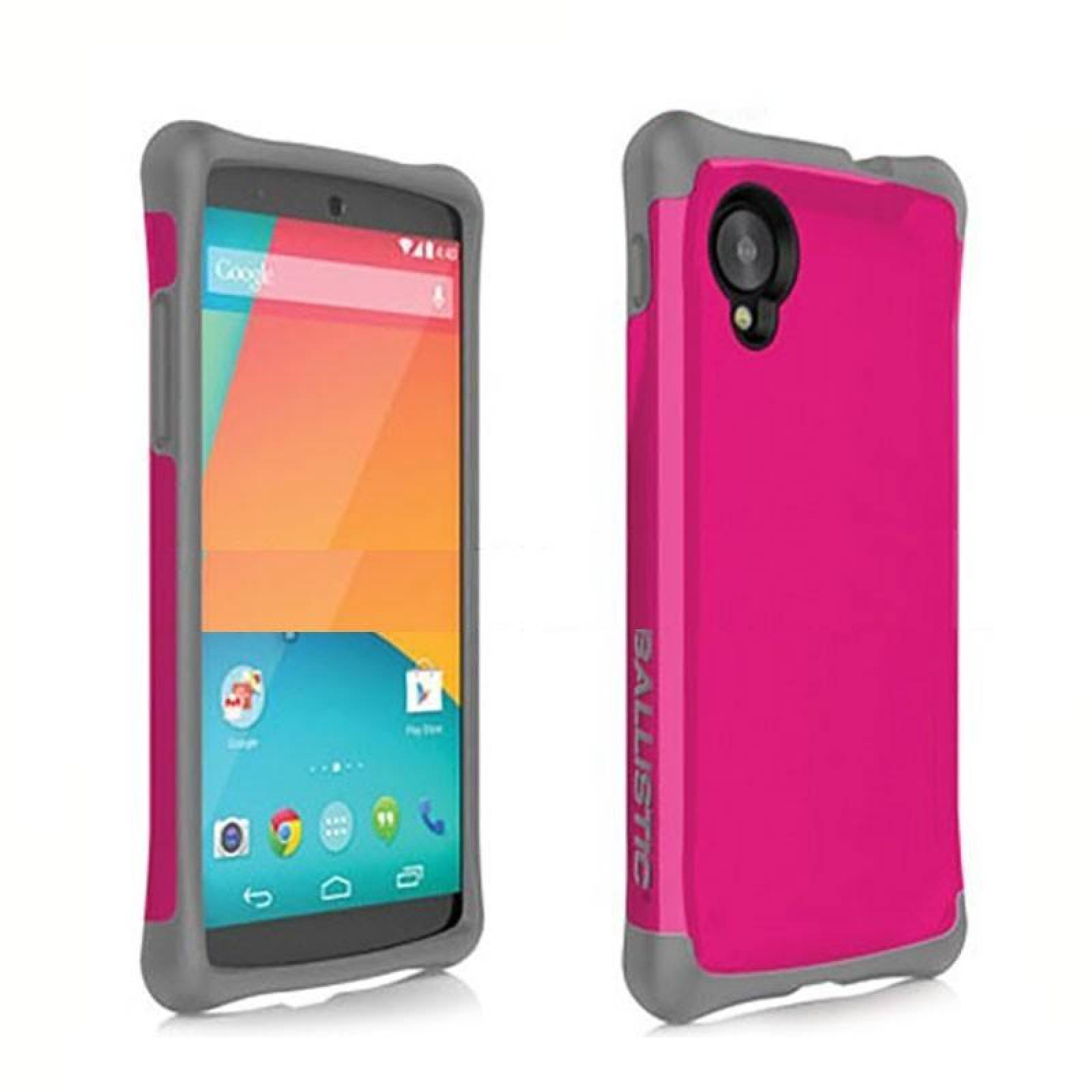 . Funda Ballistic Urbanite para LG Nexus 5 Rosa Gris
