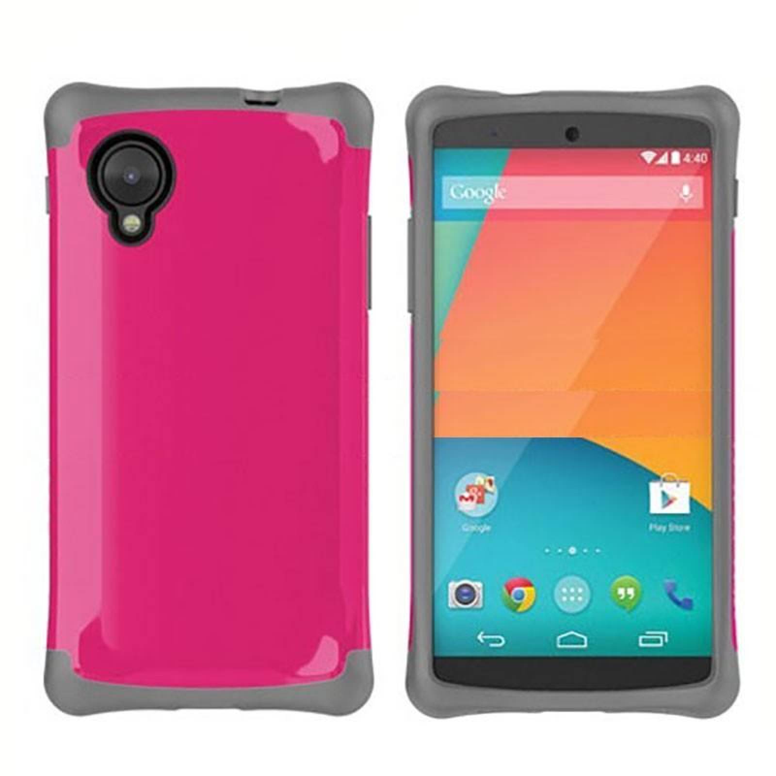. Funda Ballistic Urbanite para LG Nexus 5 Rosa Gris