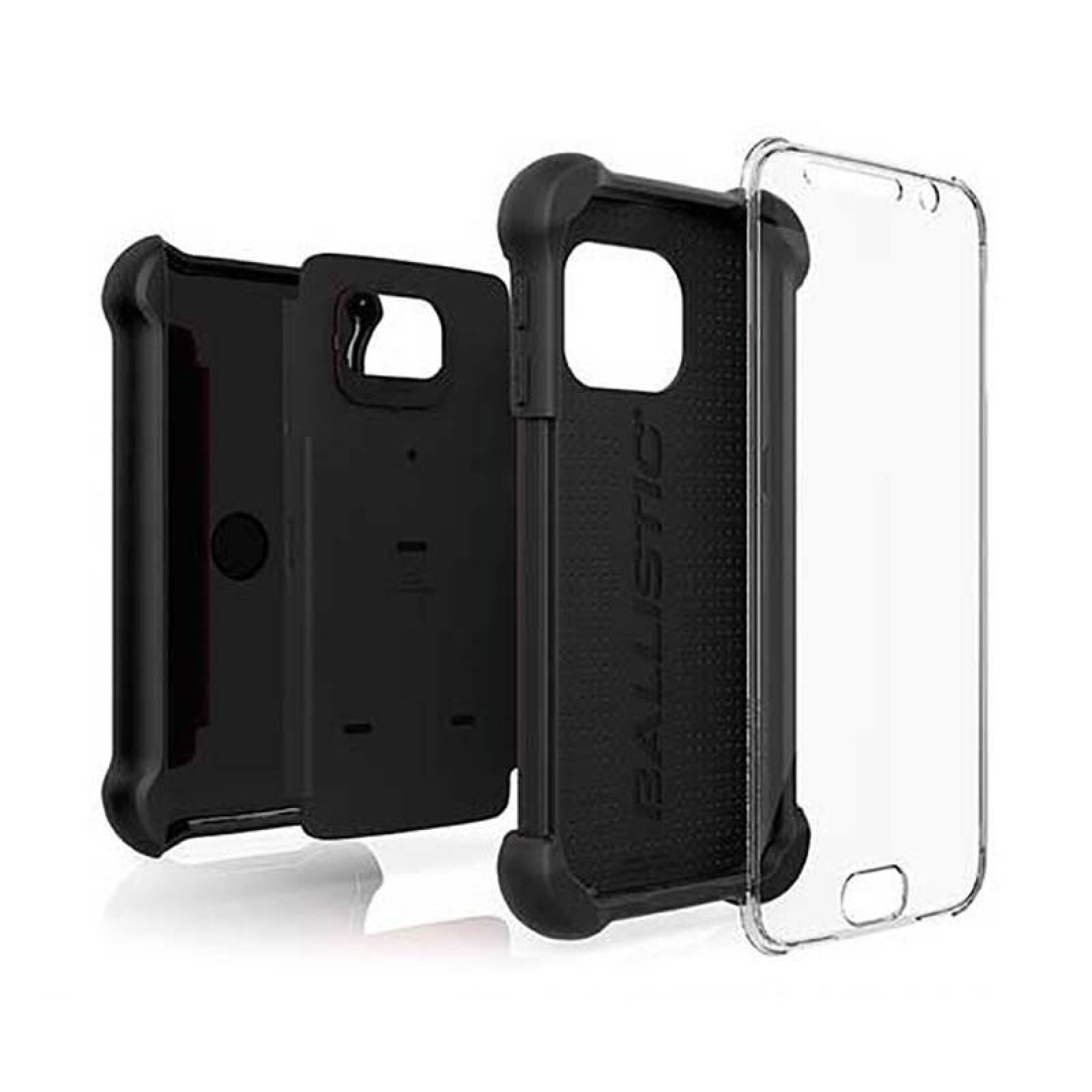 . Funda Ballistic SG MAXX para Samsung S6 Negro con clip