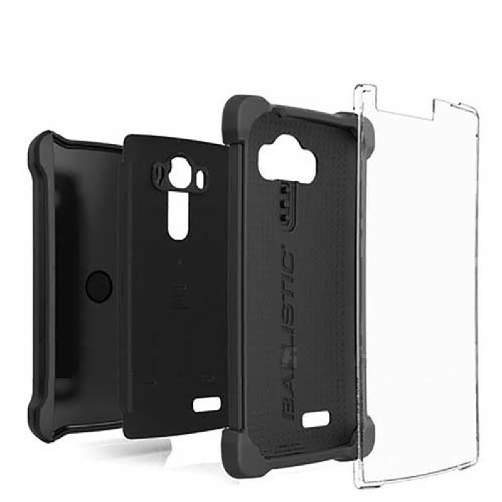 . Funda Ballistic TJ MAXX para LG G4 Negro con clip