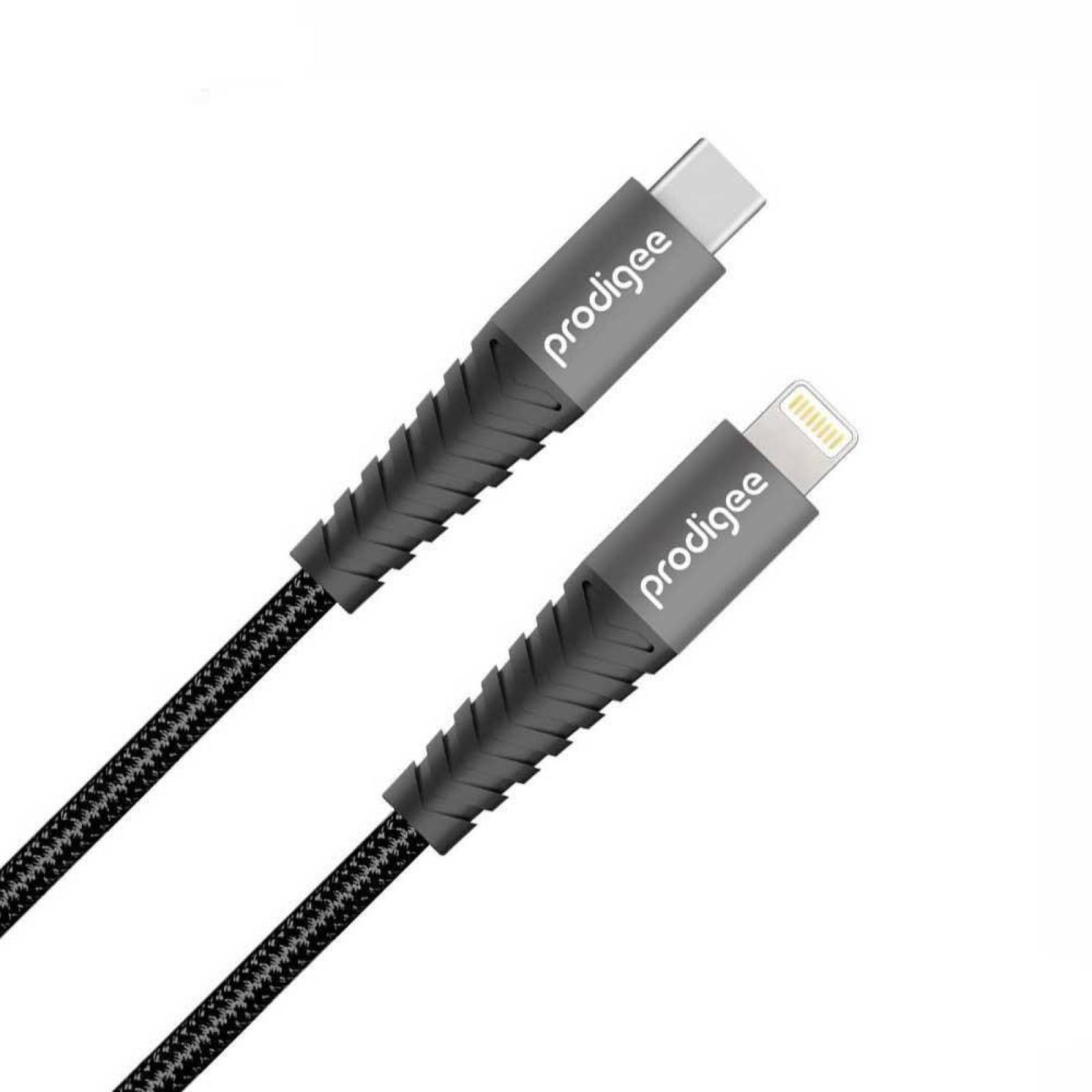 Cable USB C a Lightning Naztech / MFi / 1.8 m / Trenzado / Blanco