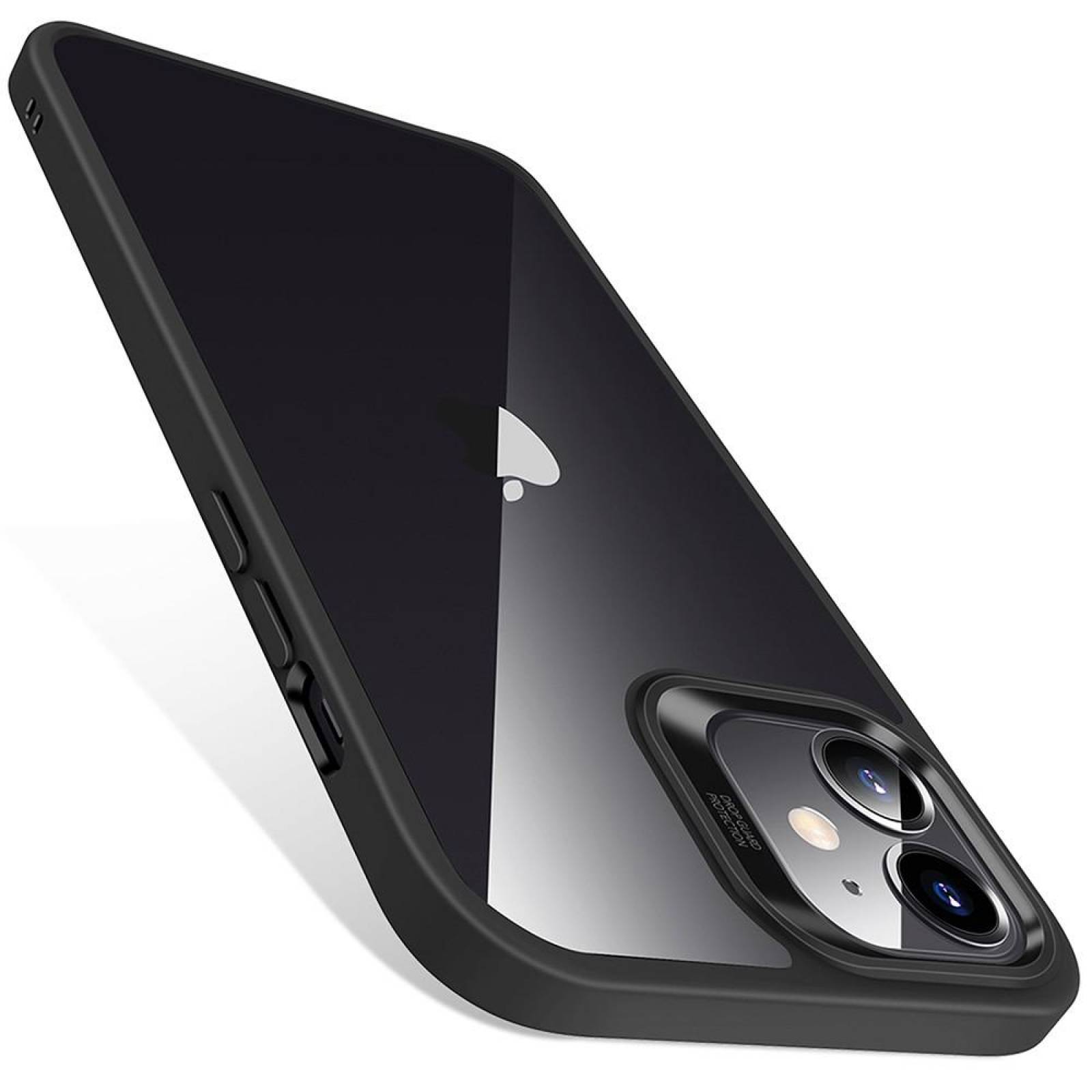 Funda ESR Hybrid case para iPhone 12 MINI - Transparente borde Negro 