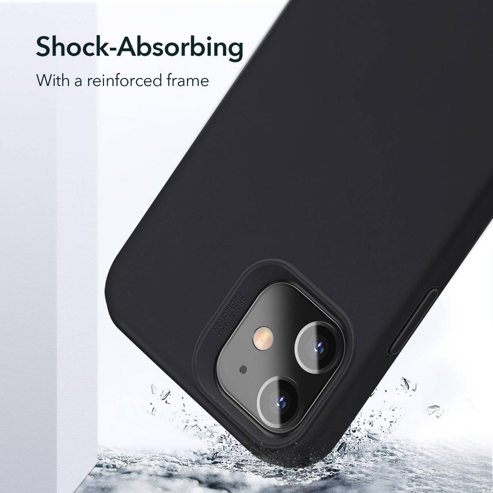Funda ESR Cloud para iPhone 12 MINI - Negra 