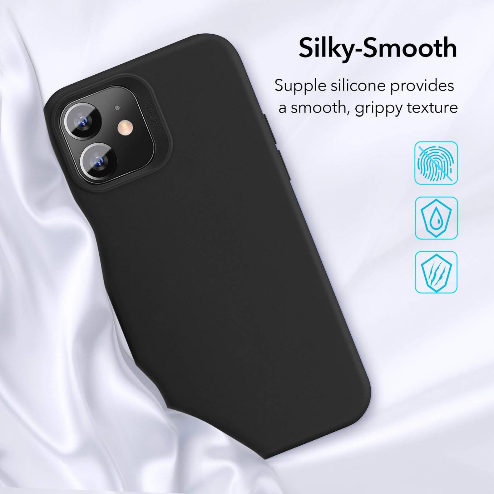 Funda ESR Cloud para iPhone 12 MINI - Negra 