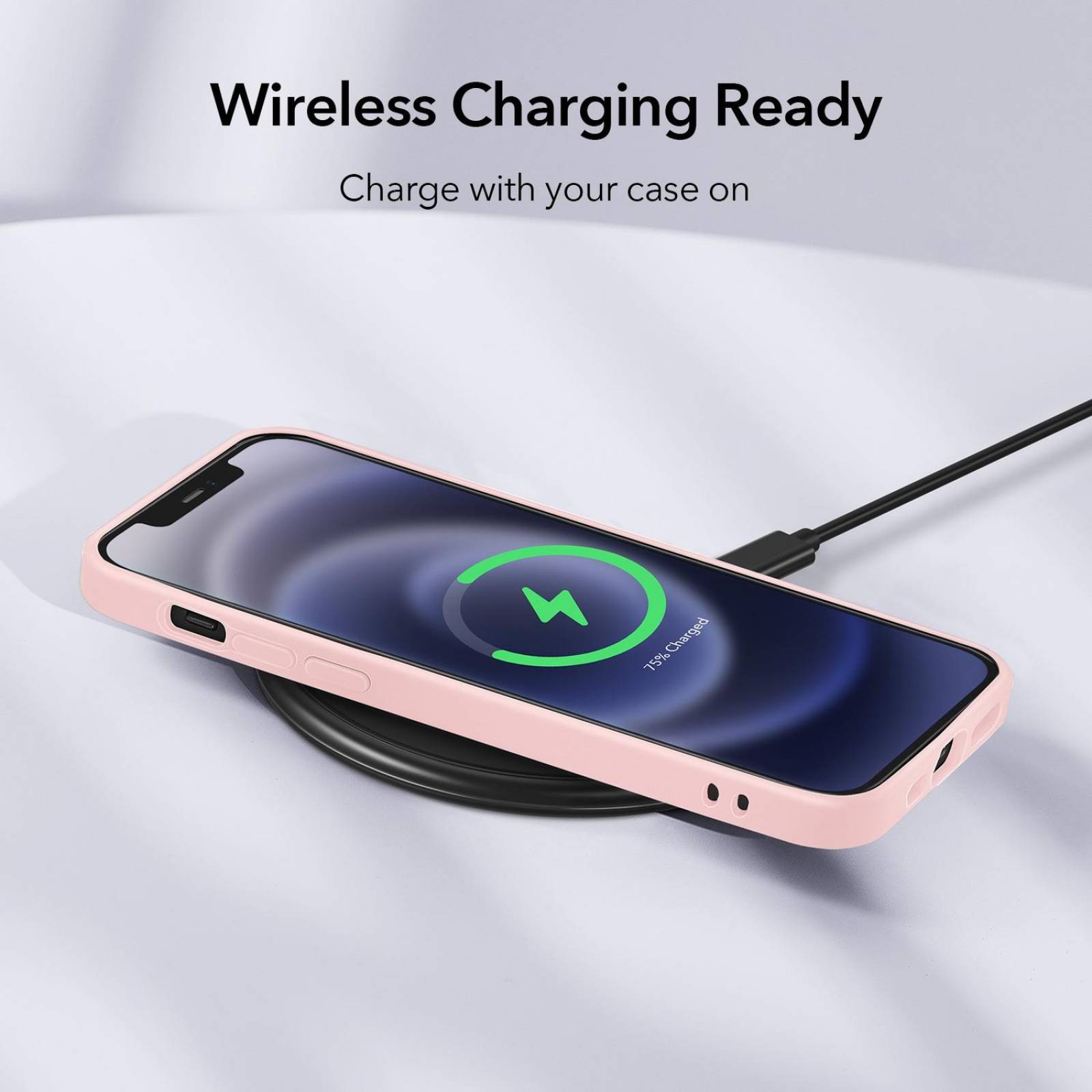 Funda ESR Cloud para iPhone 12 MINI - Rosa 