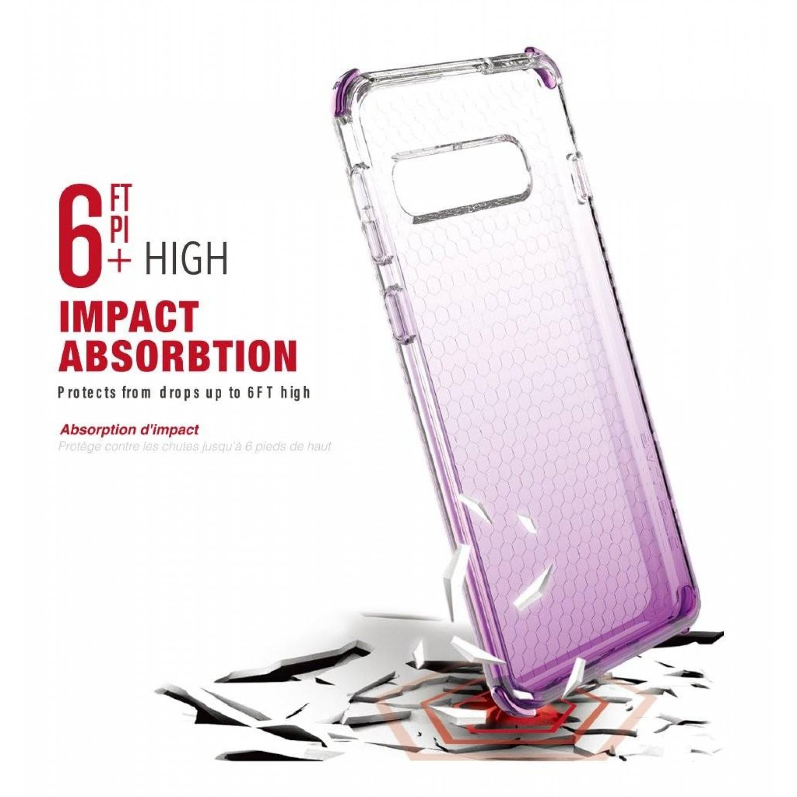 . Funda BALLISTIC Jewel Spark para Samsung S10 - Tra Violeta protector uso rudo 