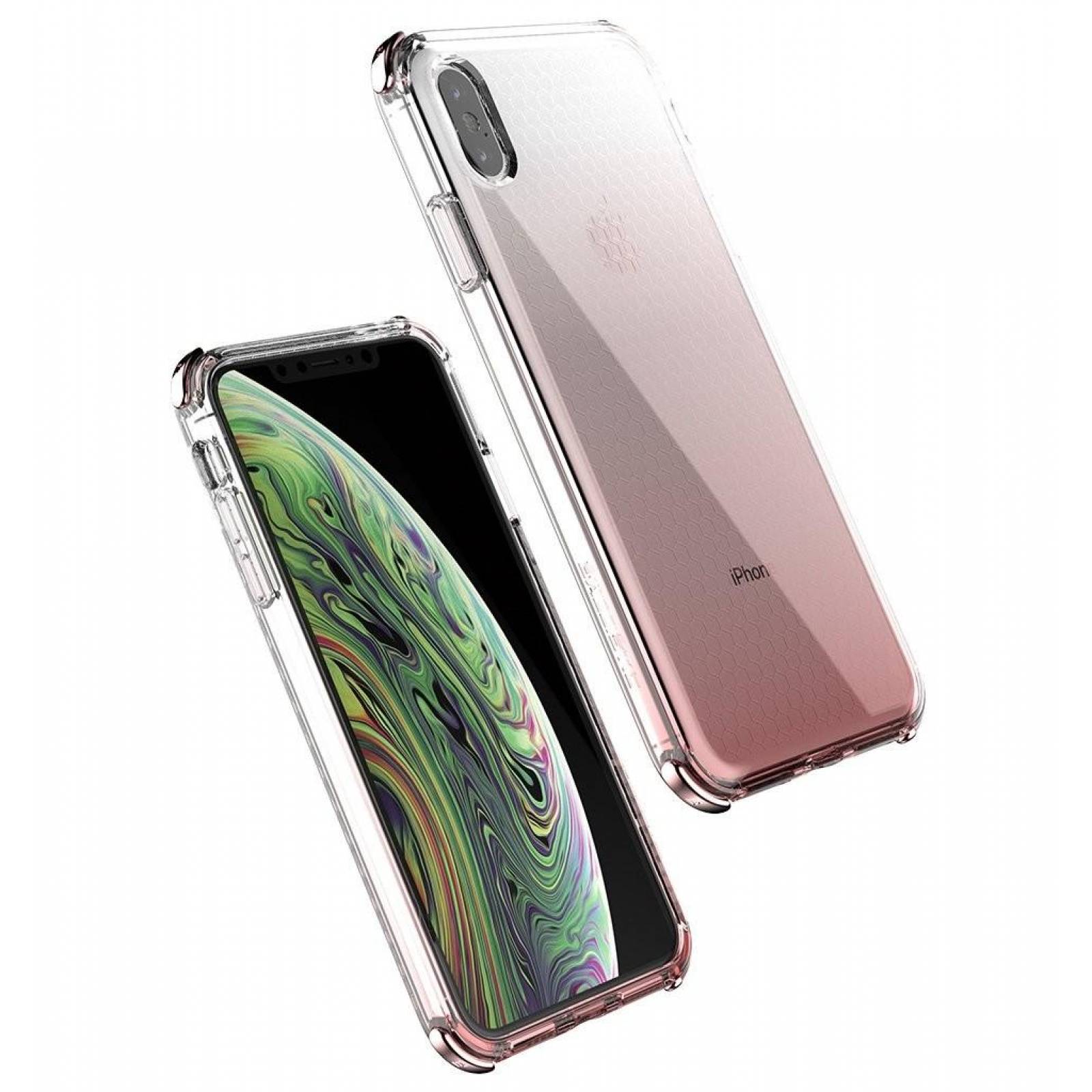 Funda BALLISTIC Jewel para iPhone XR Oro Tra protector uso rudo