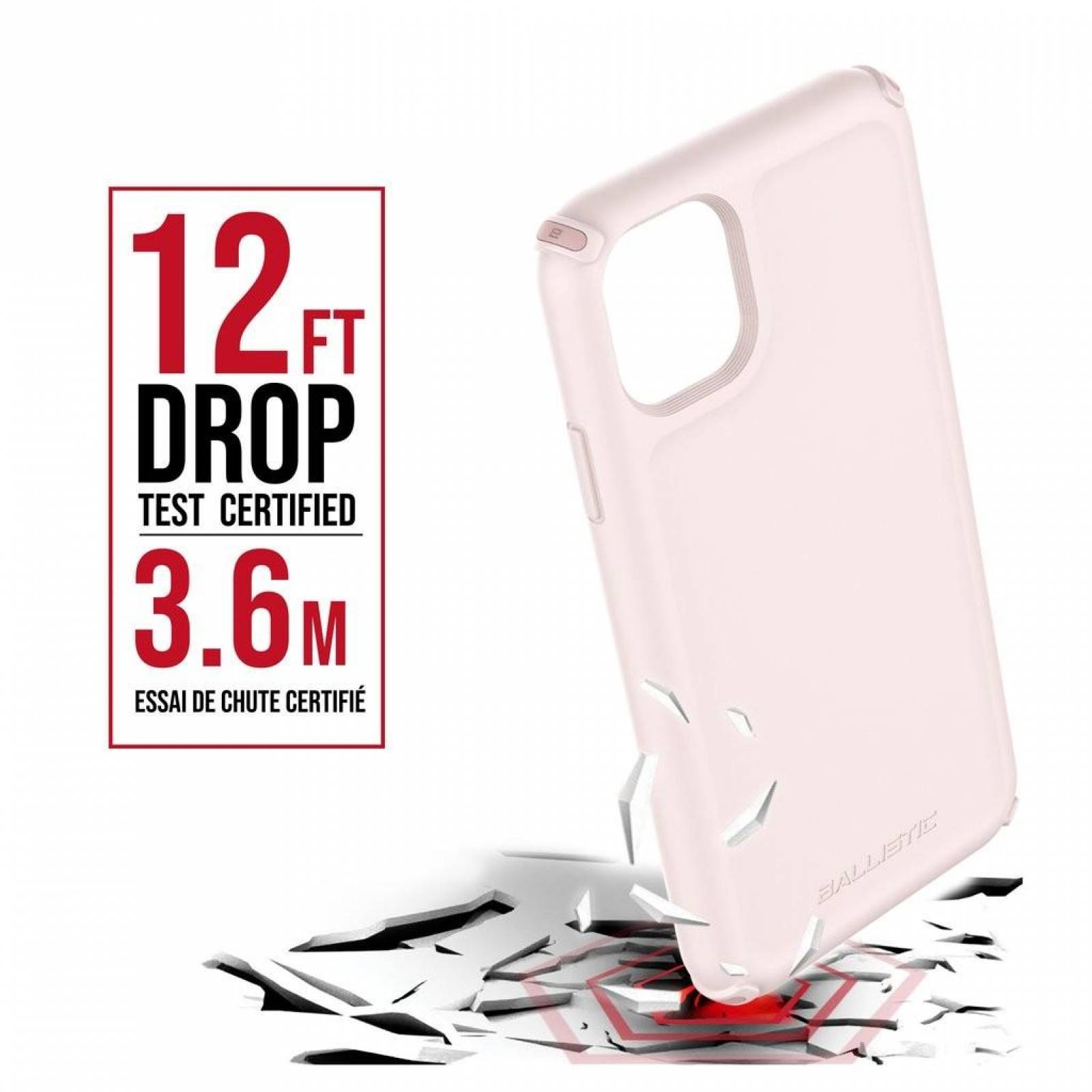 . Funda BALLISTIC Urbanite para iPhone 11 PRO MAX Rosa
