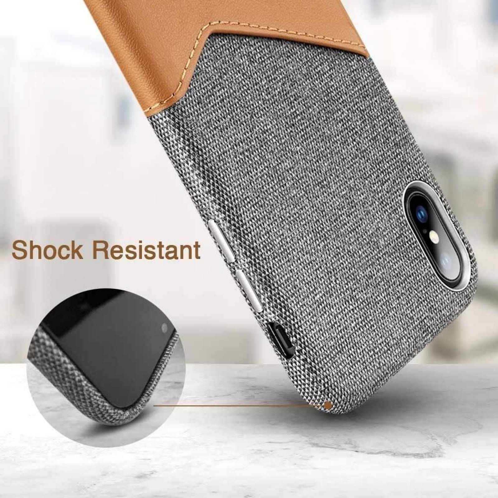 Funda ESR Metro Wallet para iPhone XS iPhone X Cafe Cartera 
