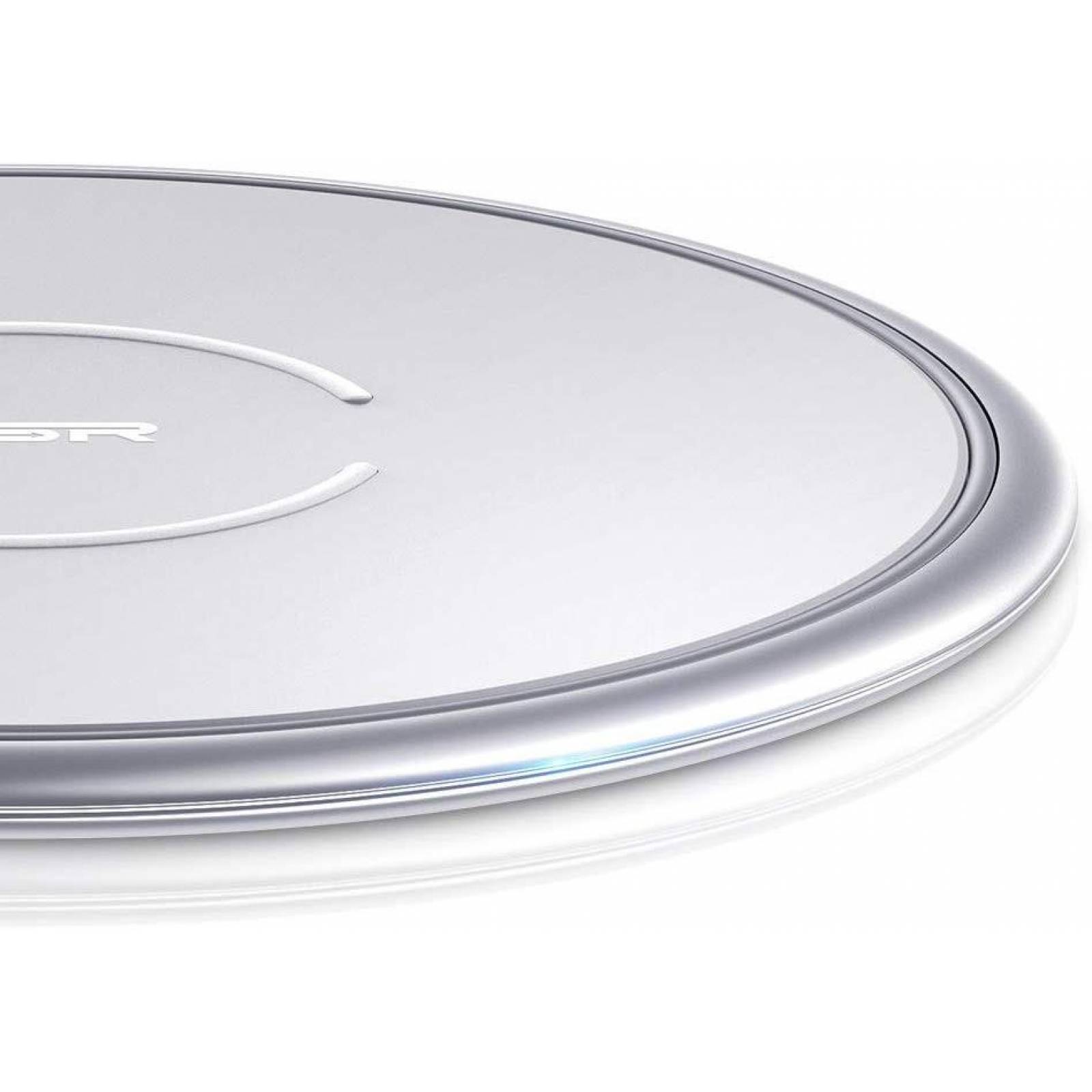 Base de Carga rapida inalambrica Qi UNIVERSAL ESR 7.5W - Plata 