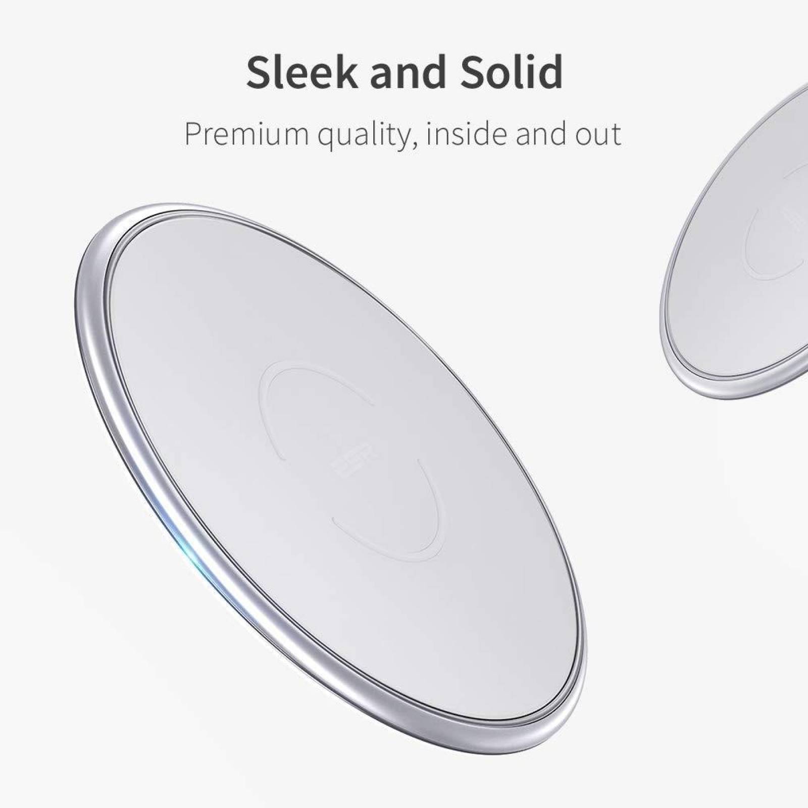 Base de Carga rapida inalambrica Qi UNIVERSAL ESR 7.5W - Plata 