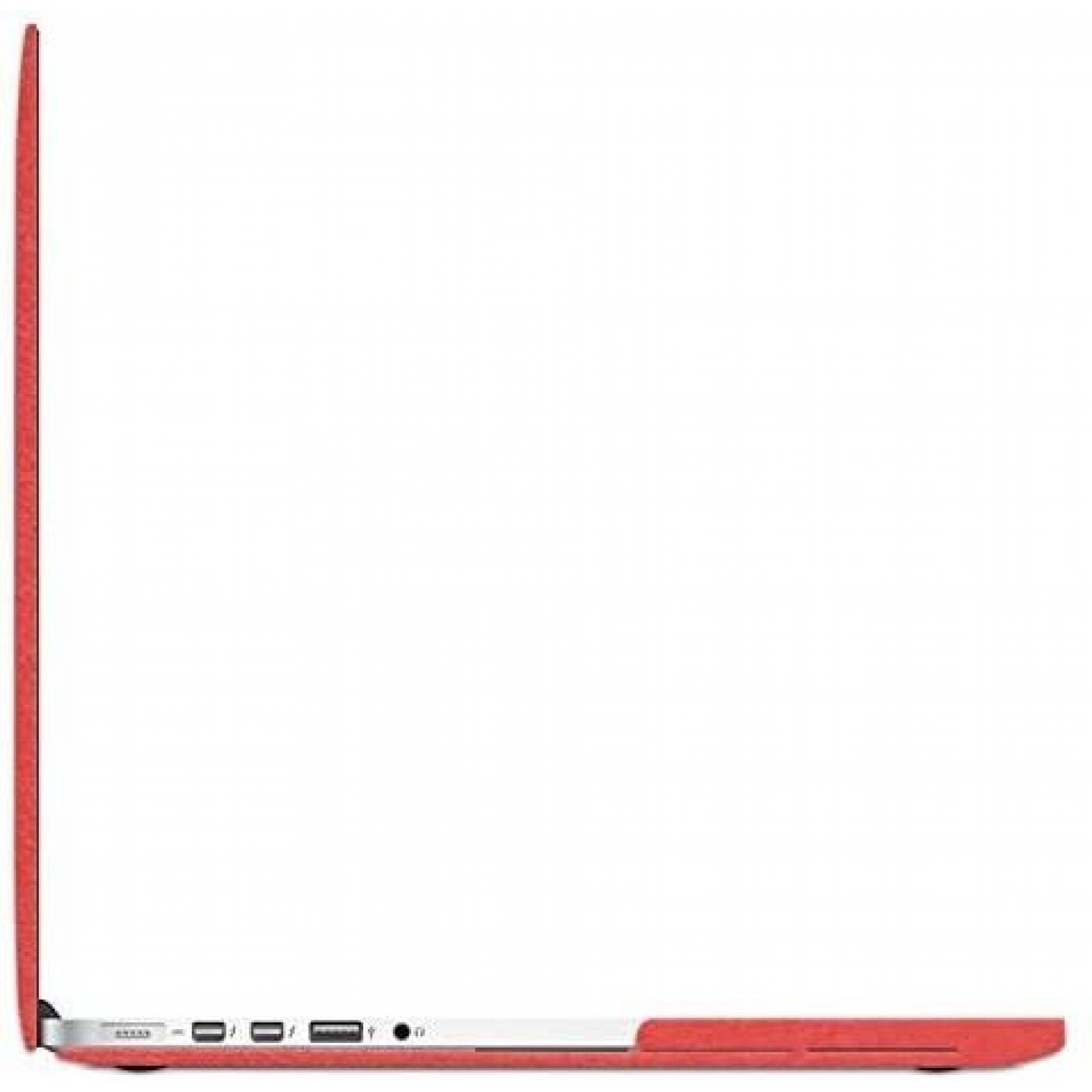 Funda IBENZER Silk roja para MacBook PRO 13 RETINA A1502 A1425) 