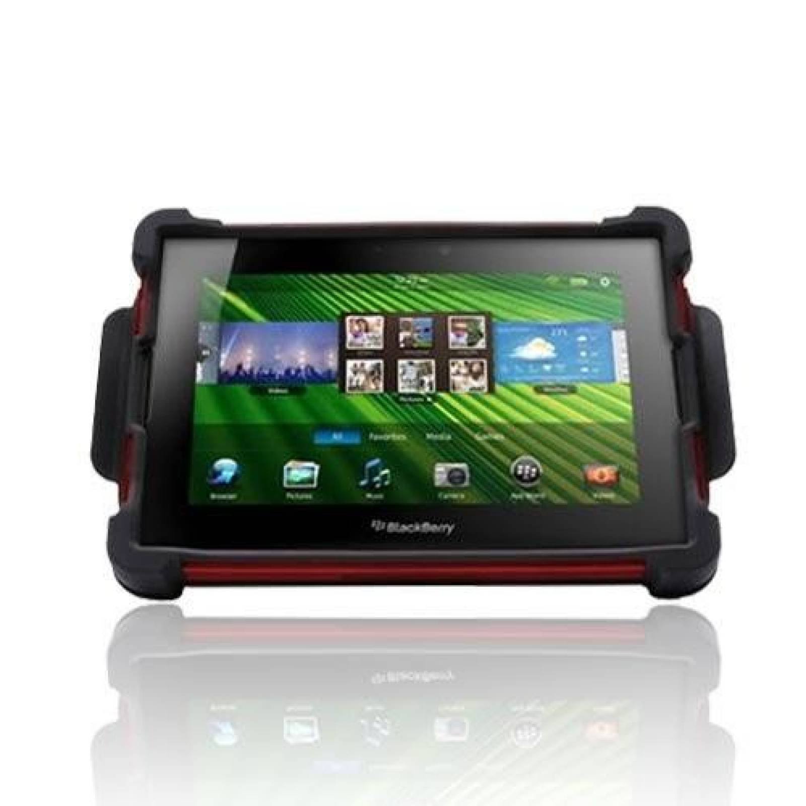 . Funda Ballistic TJ Blackberry PlayBook Tablet Rojo Negro 