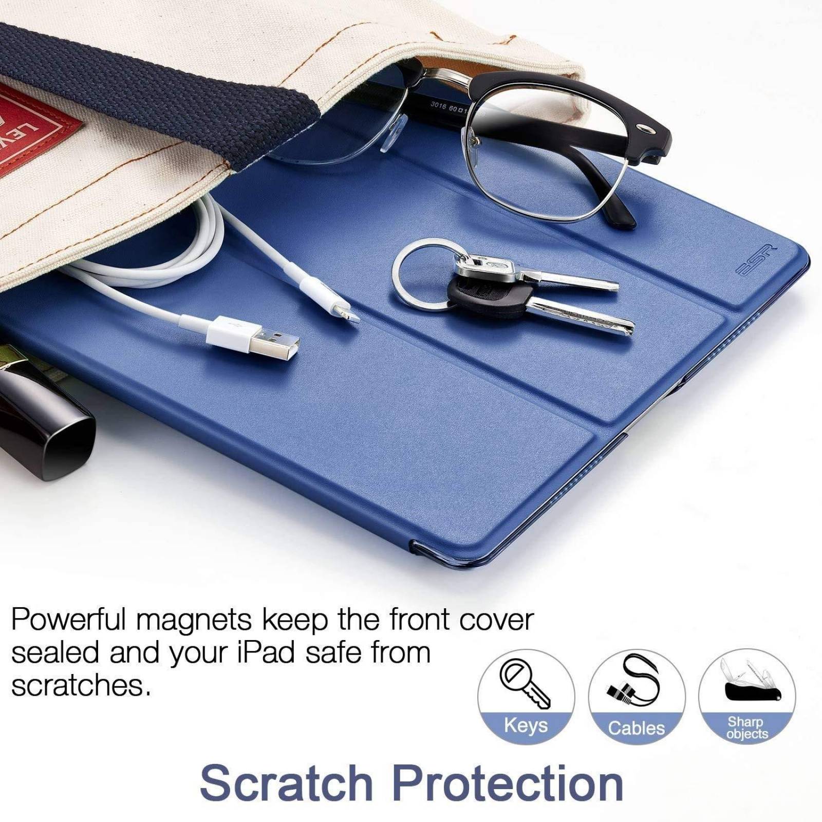 Funda ESR Yippee para iPad Pro 10.5 Air 10.5 Azul A1701 A1709 A2152 A2123 A2153 A2154