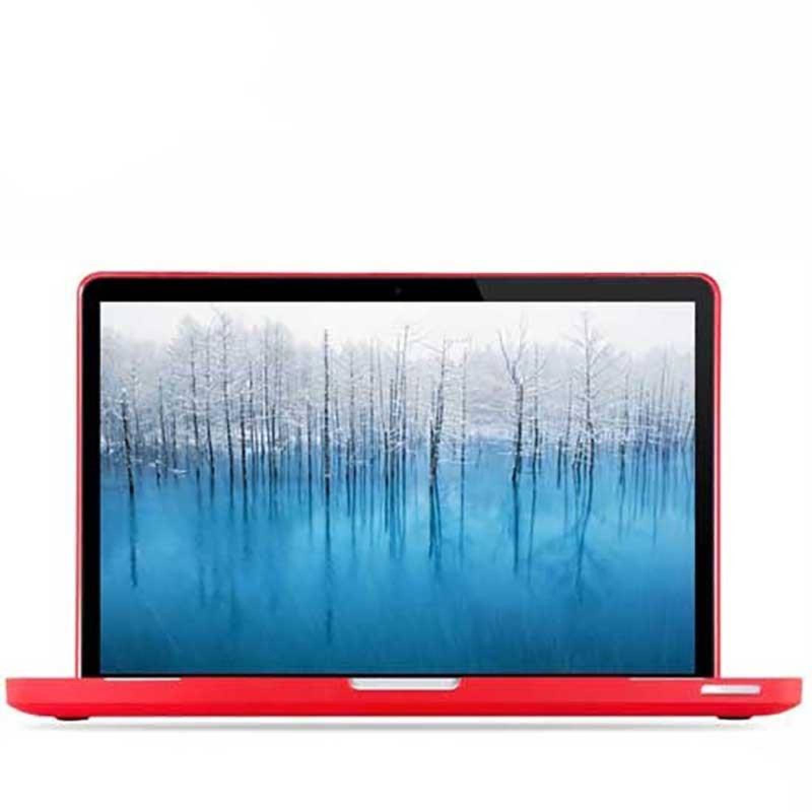 . Funda JAMMY LIZARD Apple MacBook Pro 13" RETINA - ROJA Translucida