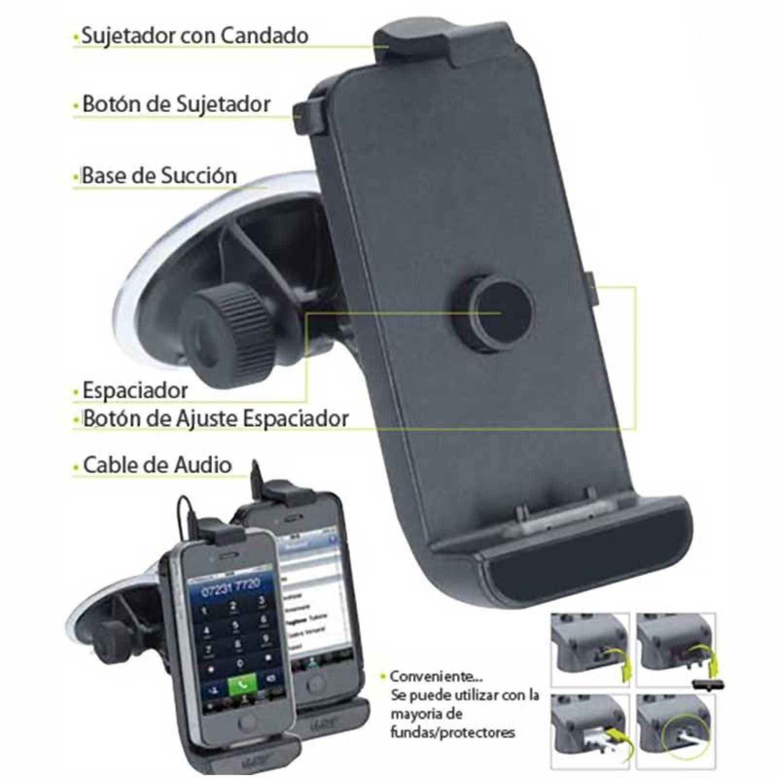Soporte iGrip Dock iPhone 4S / 4 / 3GS / 3G / iPod 4G Touch 