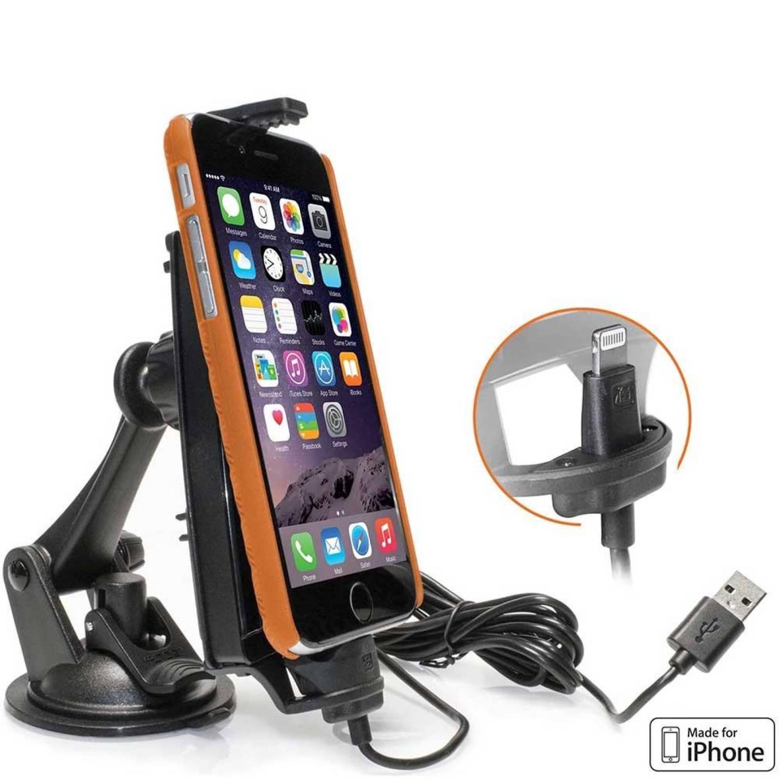 Soporte iBOLT iPro2 con cargador iPhone Lightning 