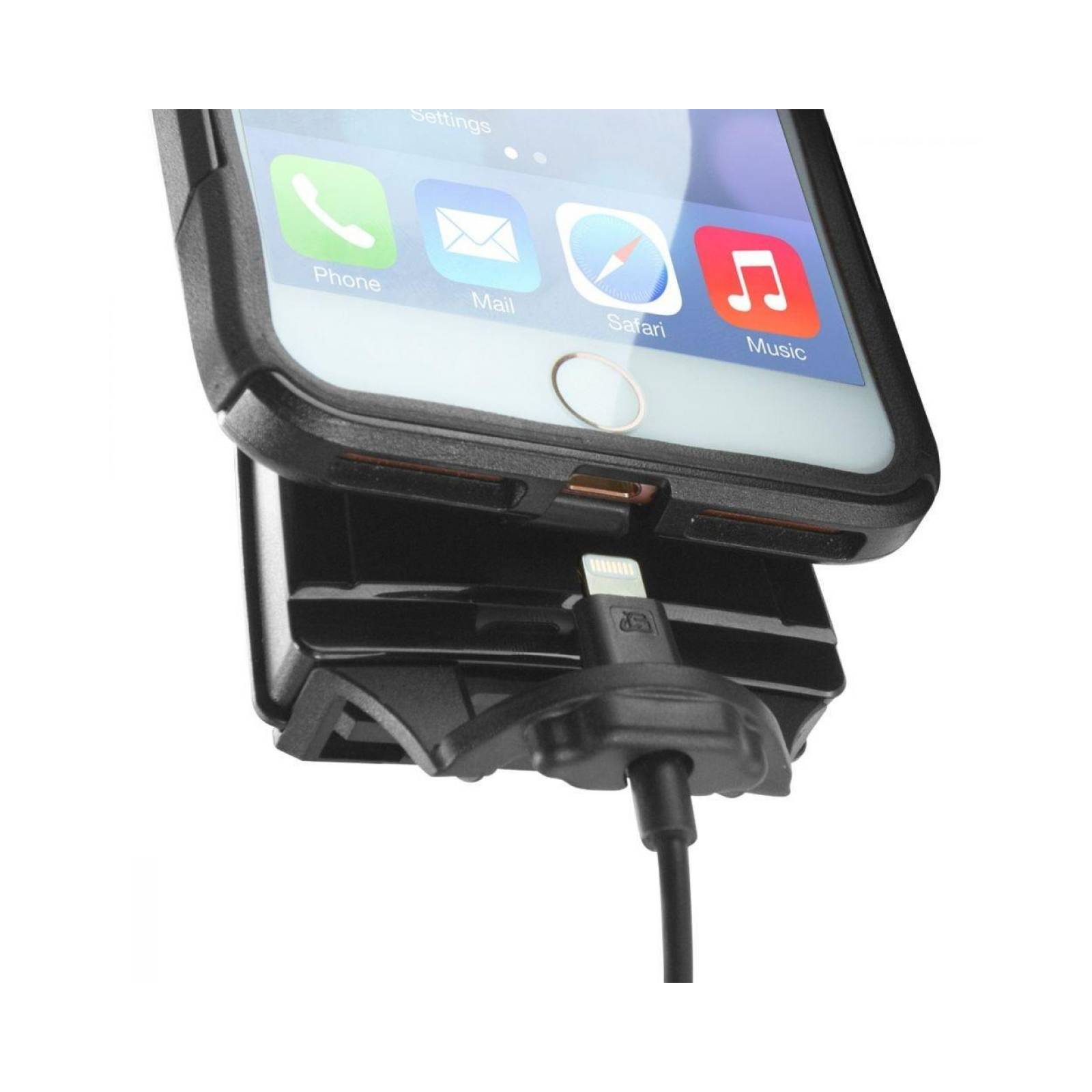 Soporte iBOLT iPro2 y cargador iPhone Lightning reforzado