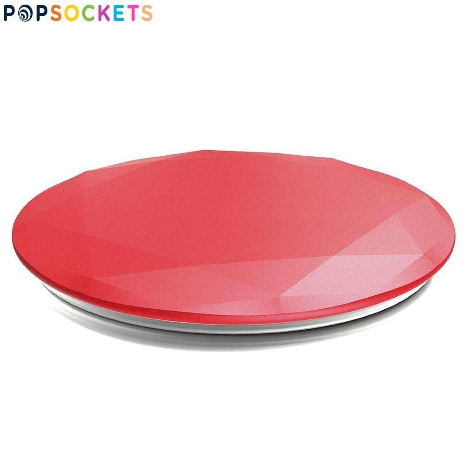 Soporte POPSOCKETS Base UNIVERSAL Diamante Rojo