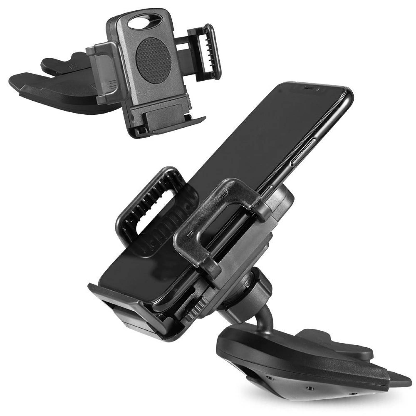 Soporte Universal para Auto ranura CD - negro