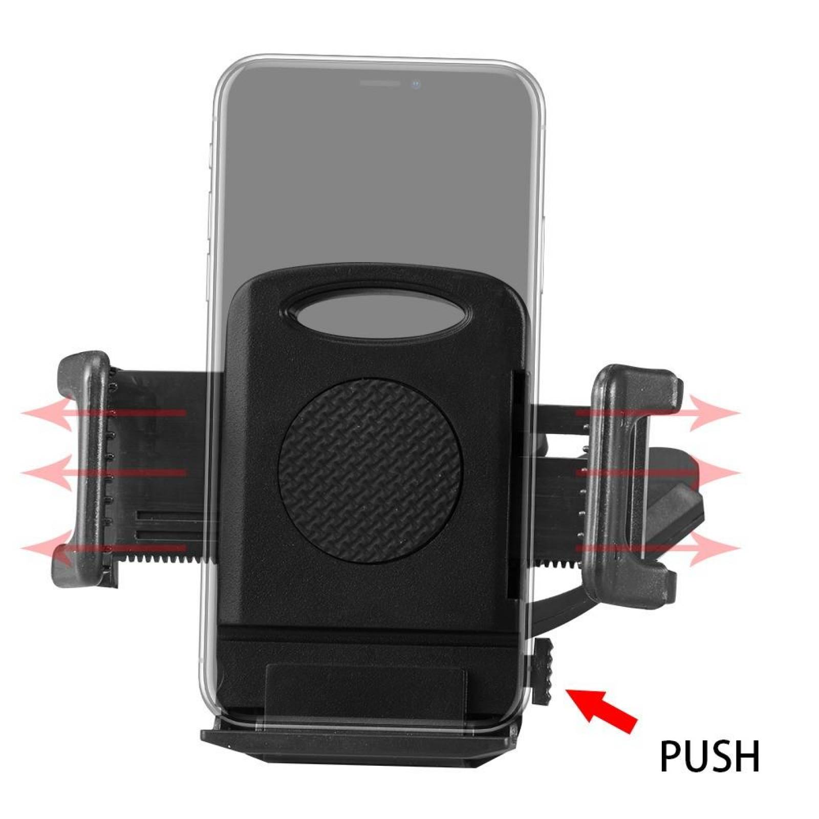 Soporte Universal para Auto ranura CD - negro