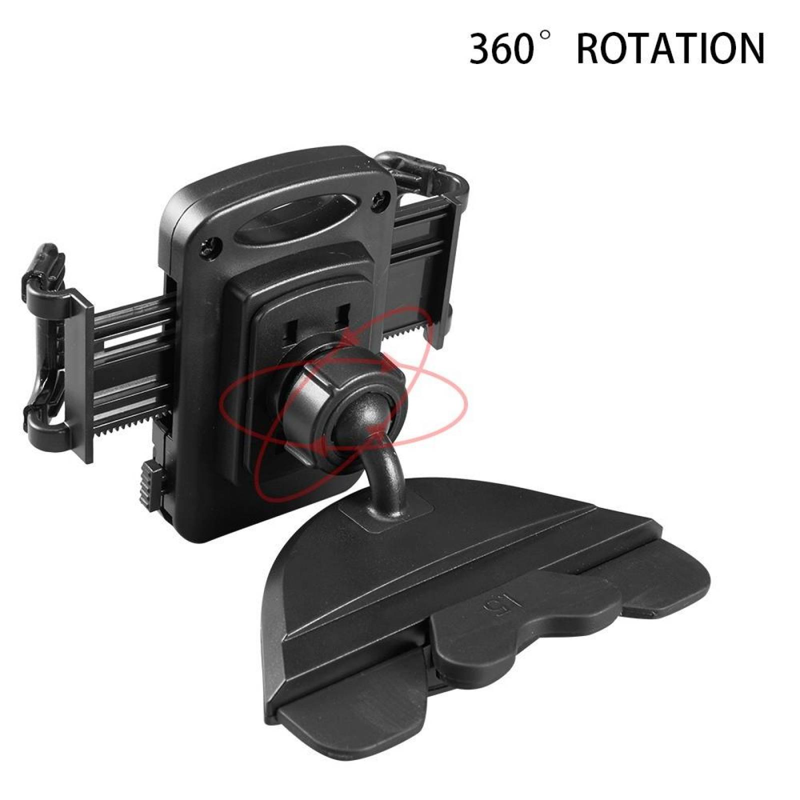 Soporte Universal para Auto ranura CD - negro