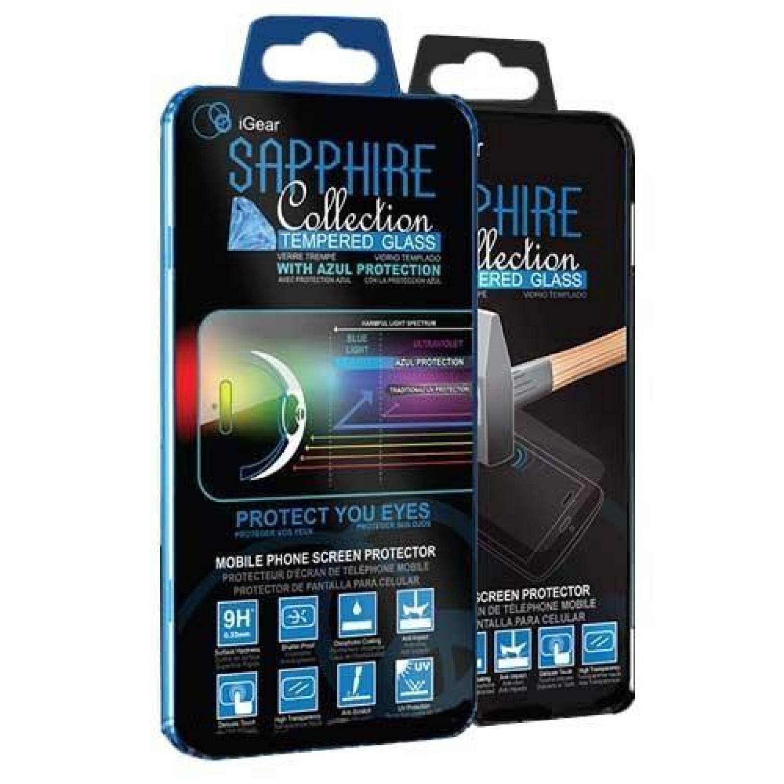 Mica Vidrio Templado IGEAR iPhone 6s/6 PLUS Protectora de pantalla 