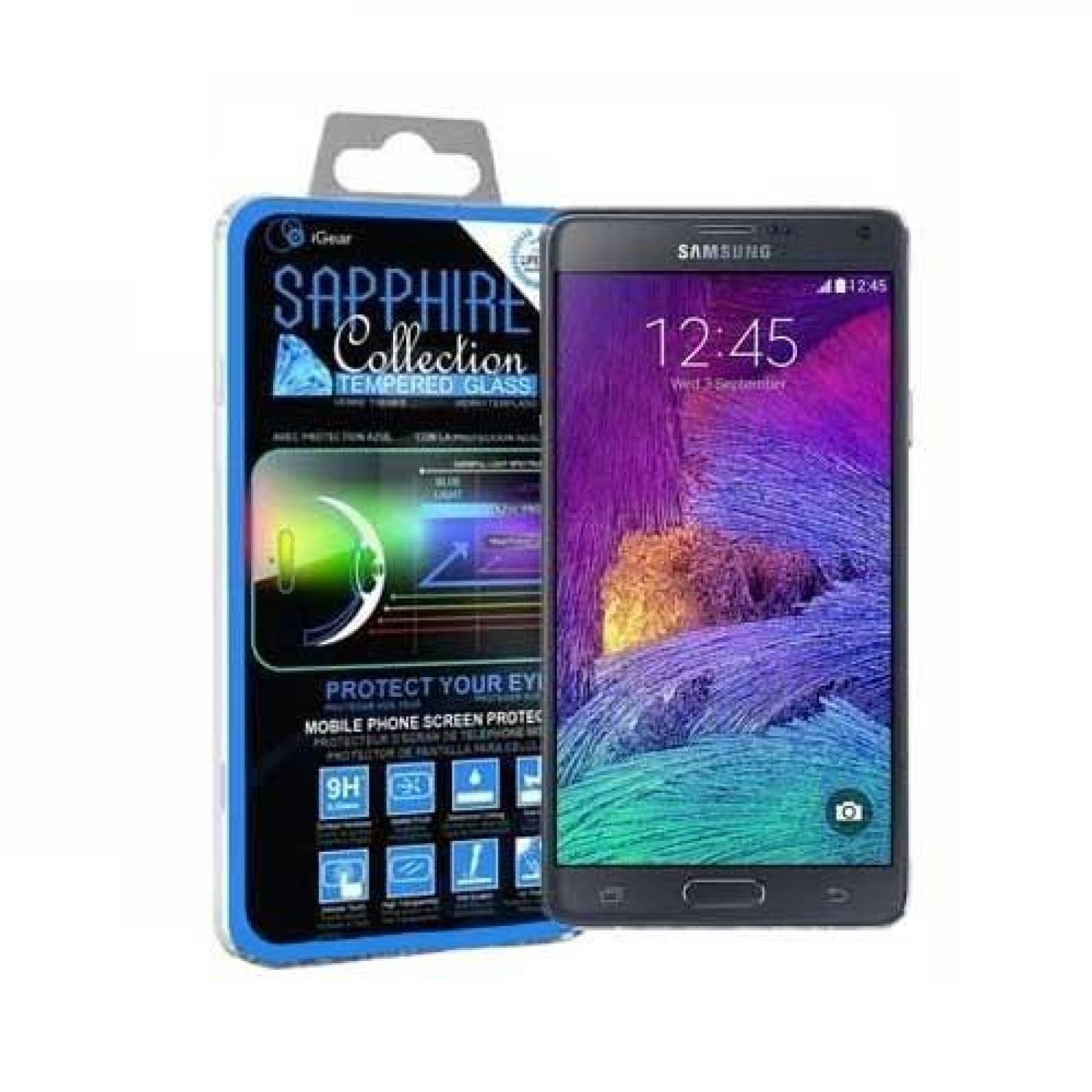 Mica Vidrio Templado Samsung Note 4 marca iGear