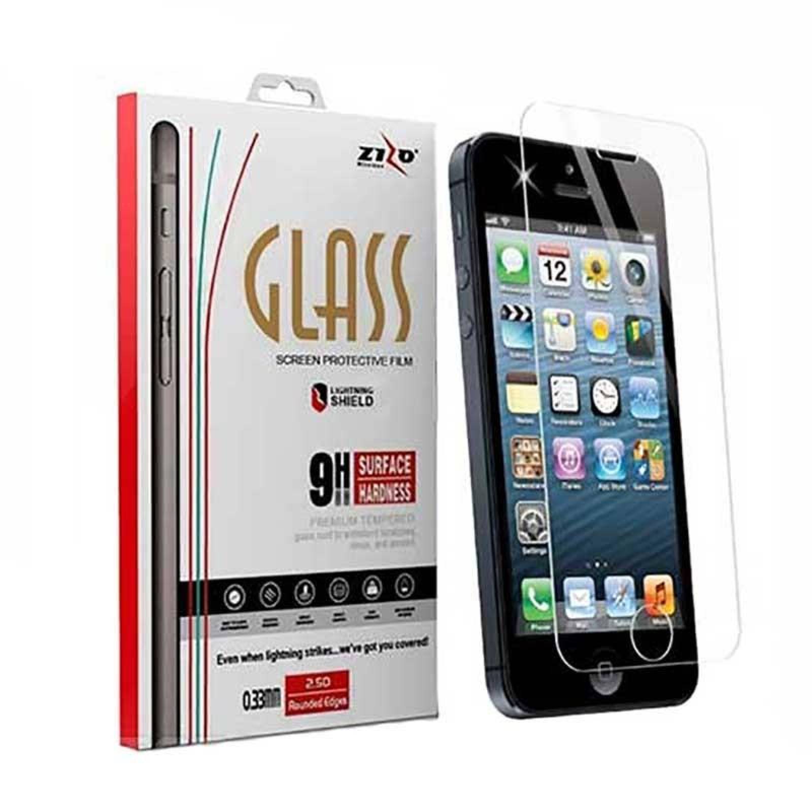 Mica Vidrio ZIZO iPhone SE/5s/5 Protectora de pantalla 