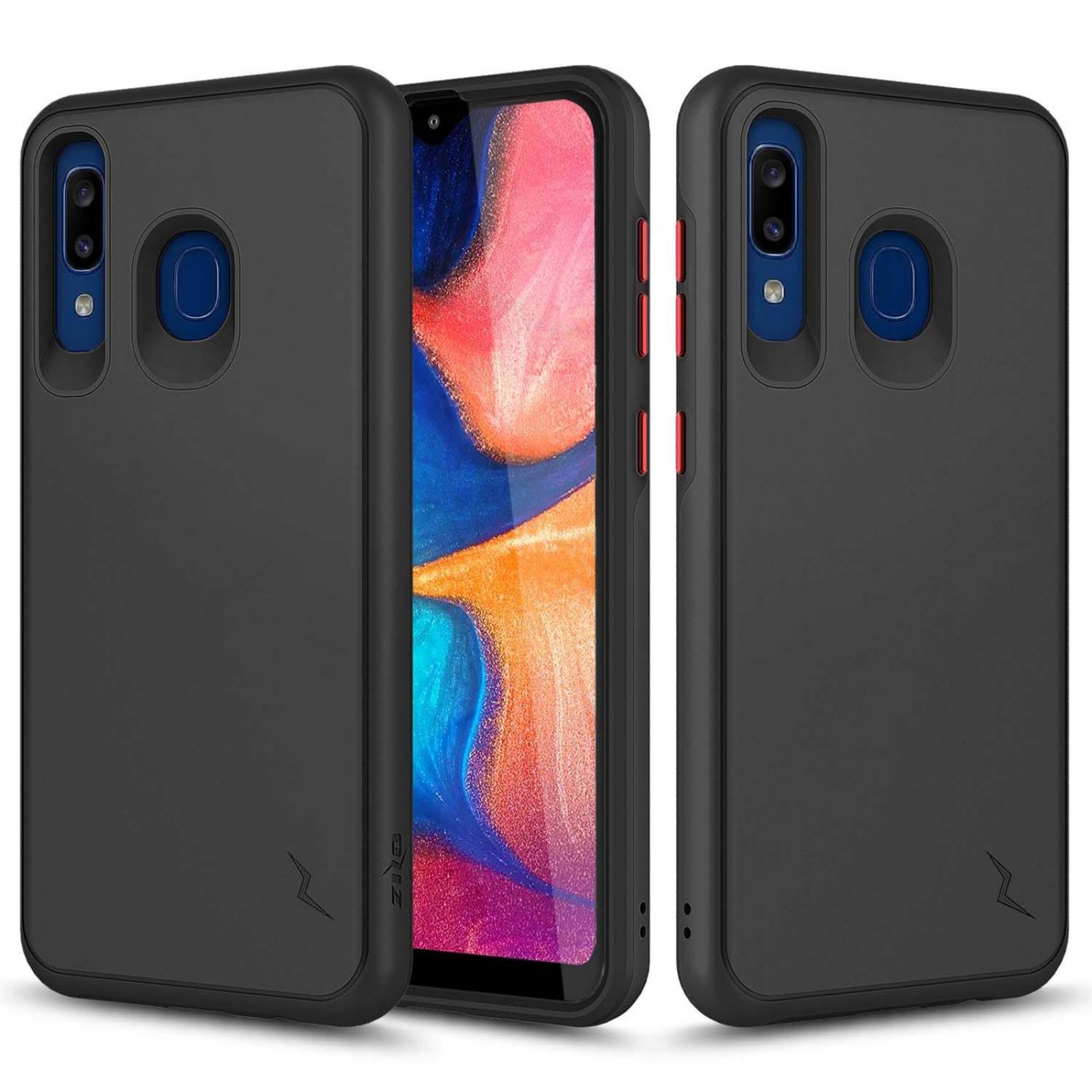 . Funda ZIZO Division para Samsung A50 A30 A20 Negra 
