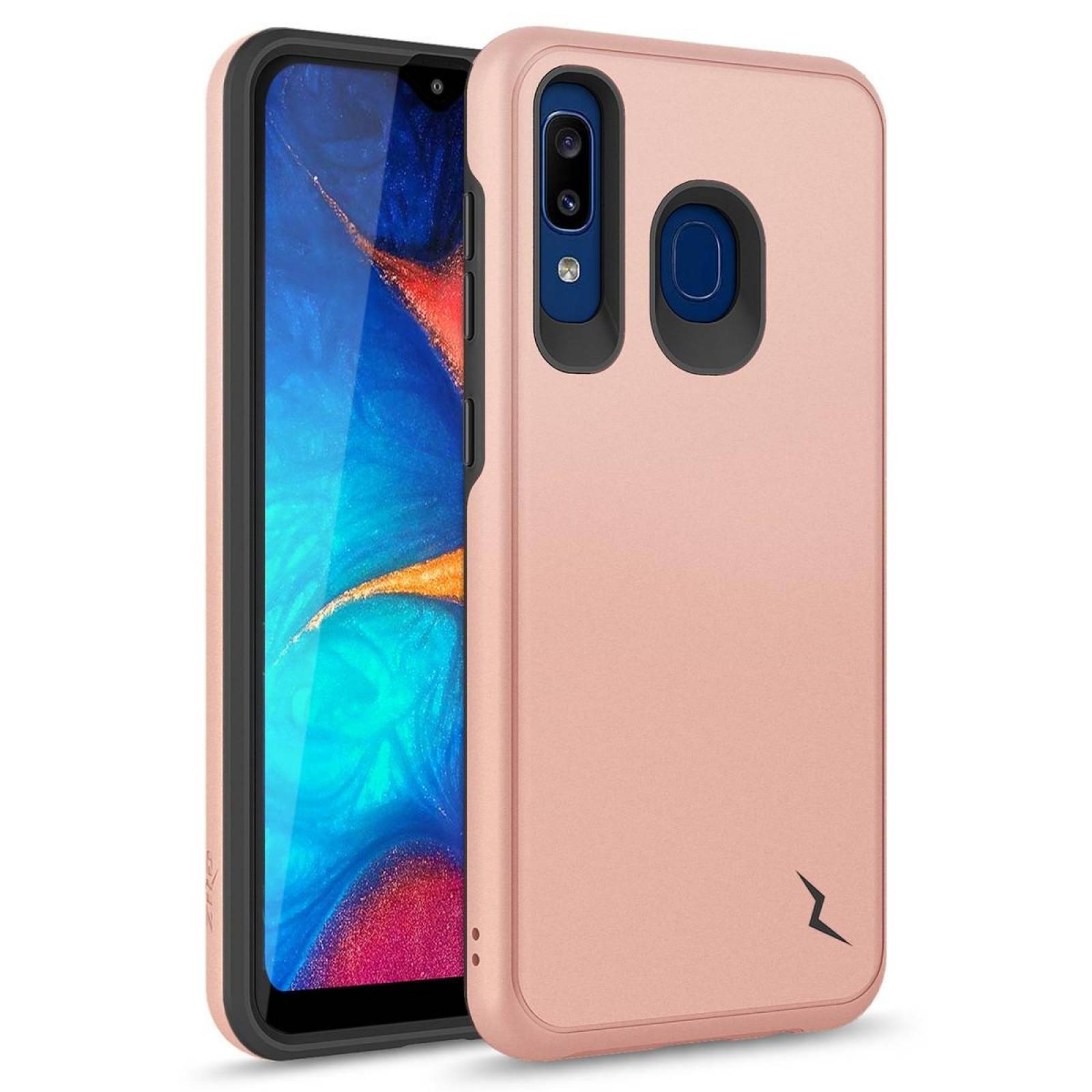 . Funda ZIZO Division para Samsung A50 A30 A20 Rose Gold 