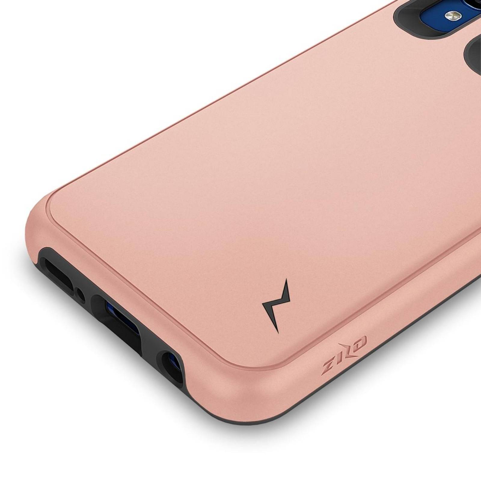. Funda ZIZO Division para Samsung A50 A30 A20 Rose Gold 