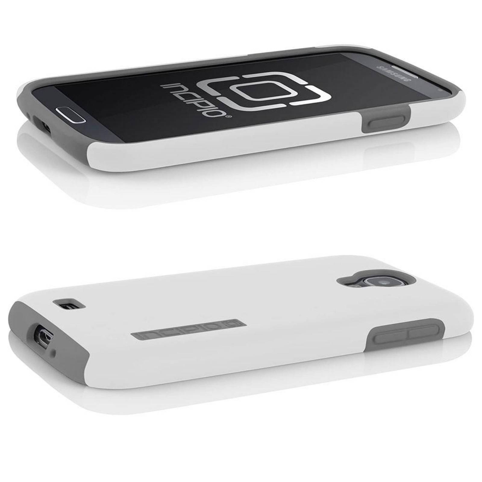 Funda INCIPIO DualPro para Samsung S4 Blanca Gris