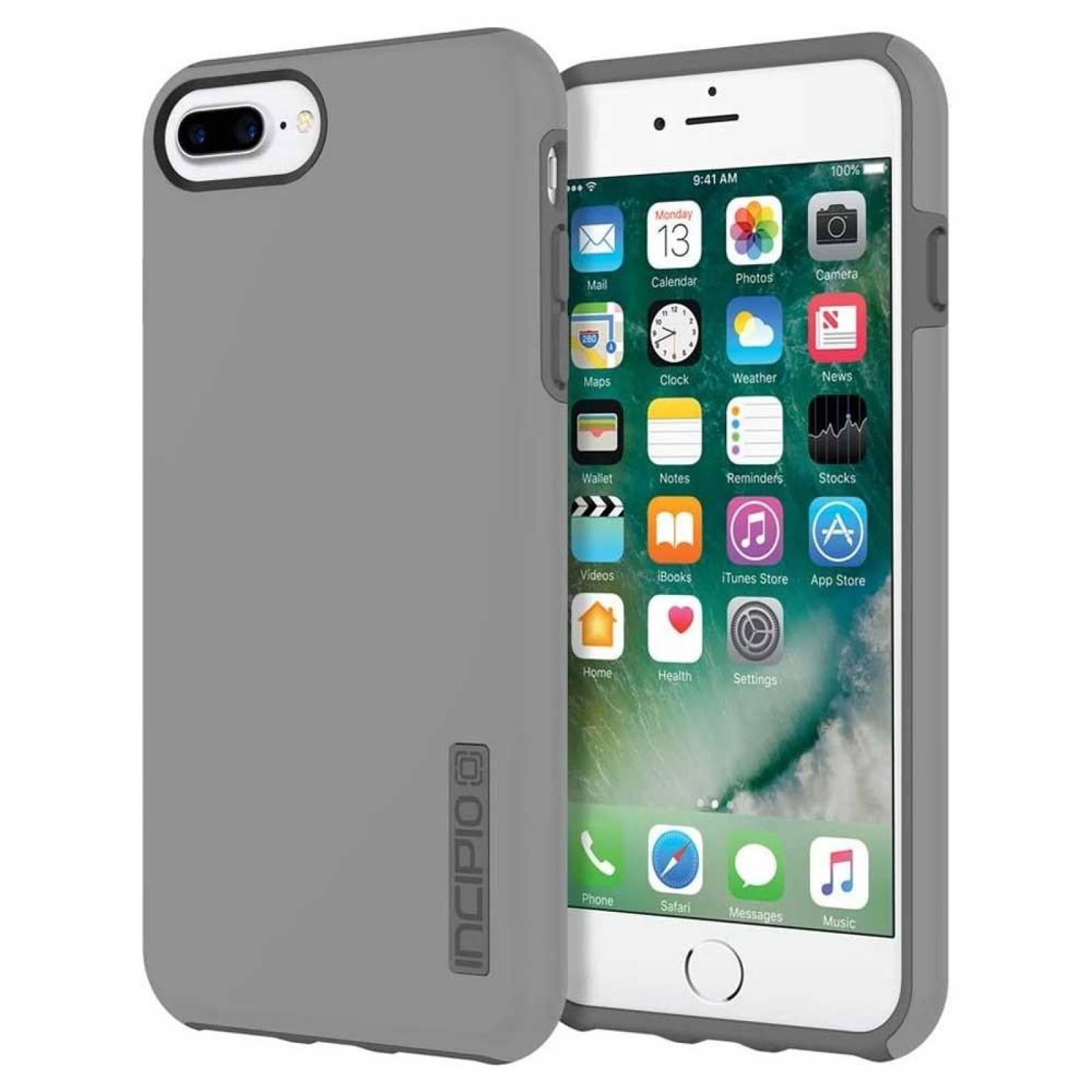 Funda INCIPIO DualPro para iPhone 8 PLUS y 7 PLUS Gris