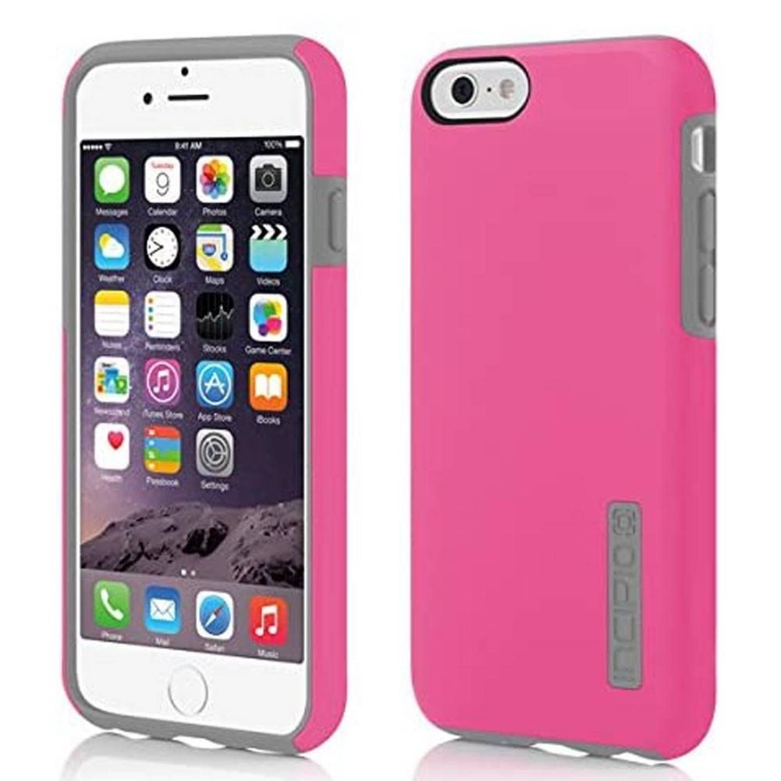 Funda INCIPIO DualPro para iPhone 6s y 6 Rosa-Gris