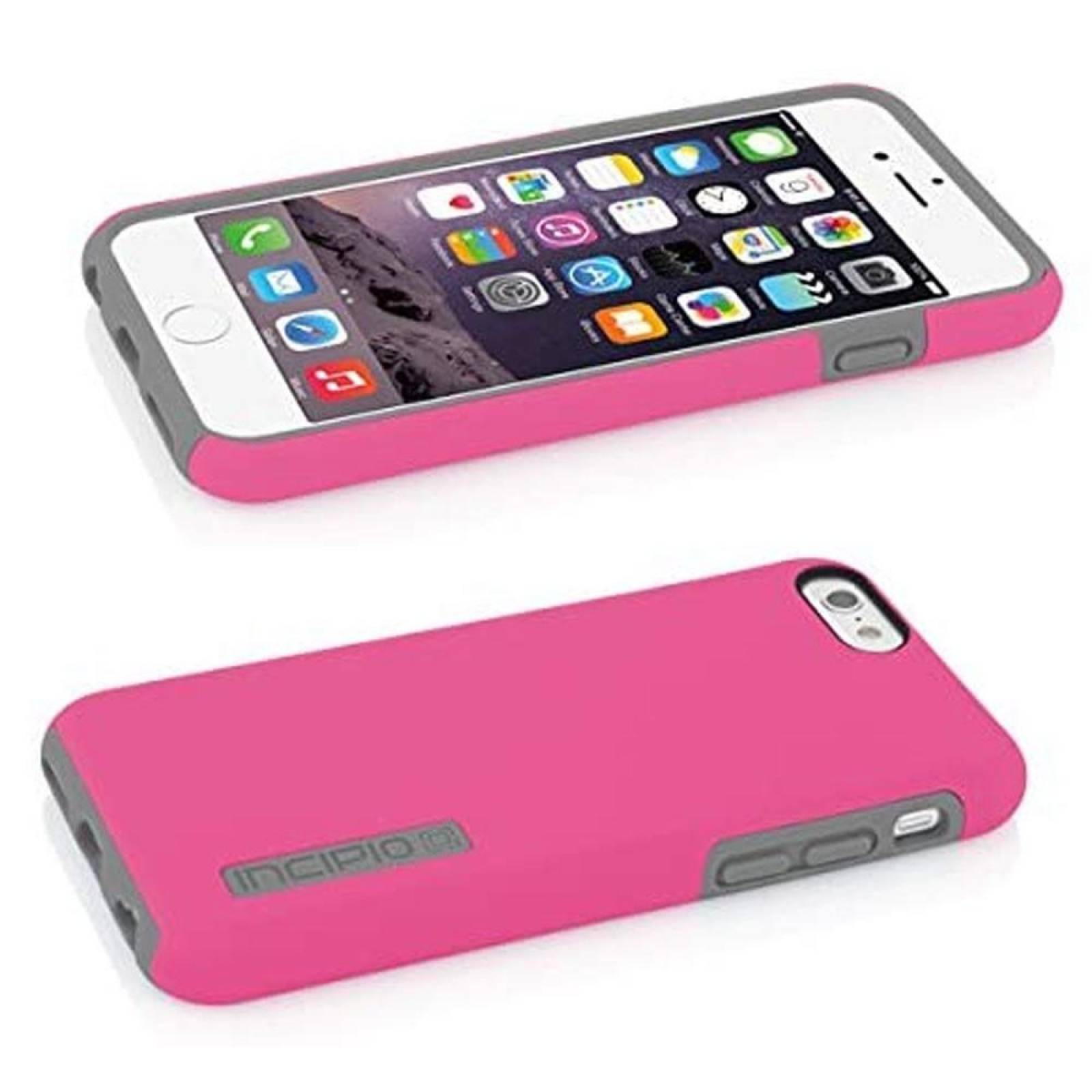 Funda INCIPIO DualPro para iPhone 6s y 6 Rosa-Gris