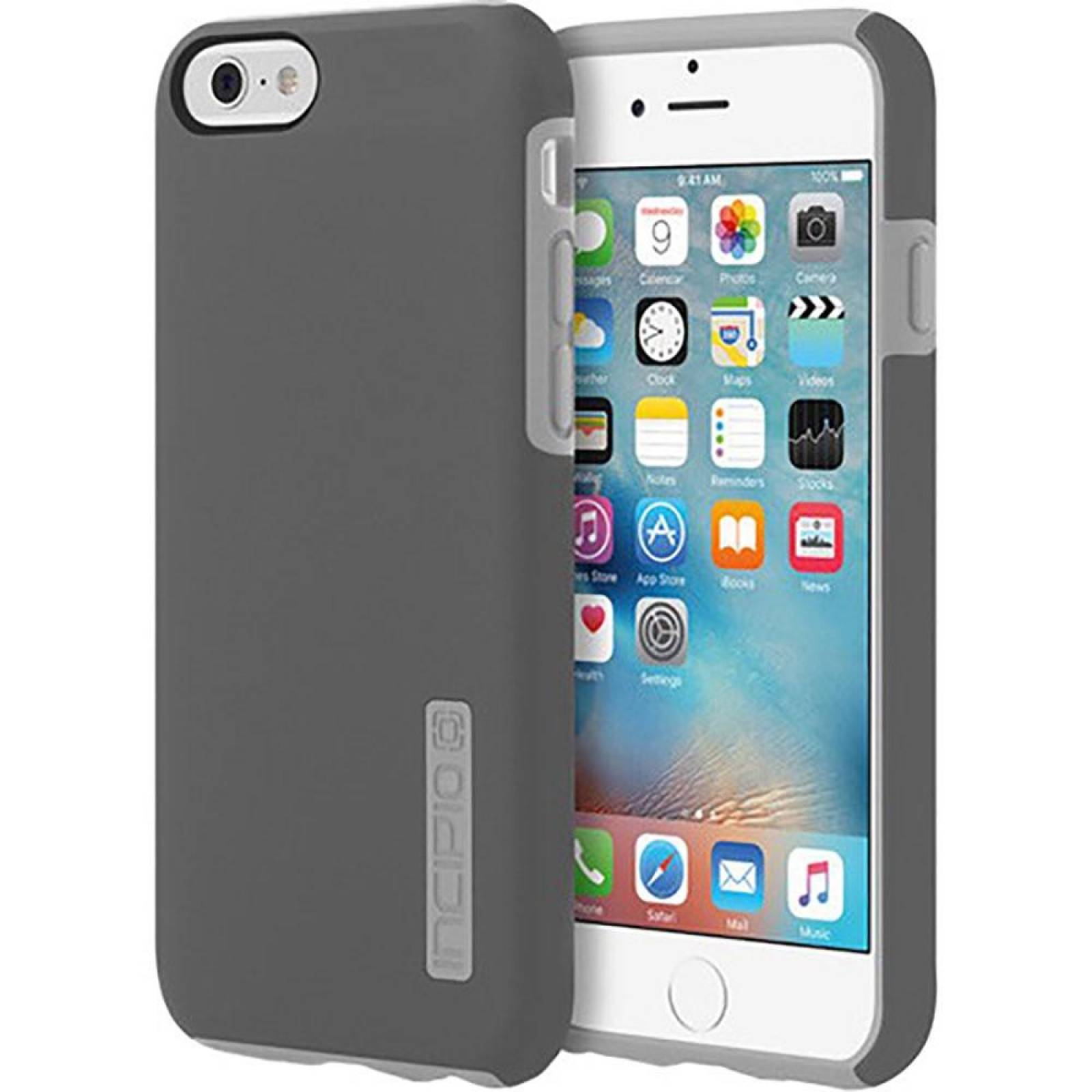 Funda INCIPIO DualPro para iPhone 6 y 6s Gris Fte