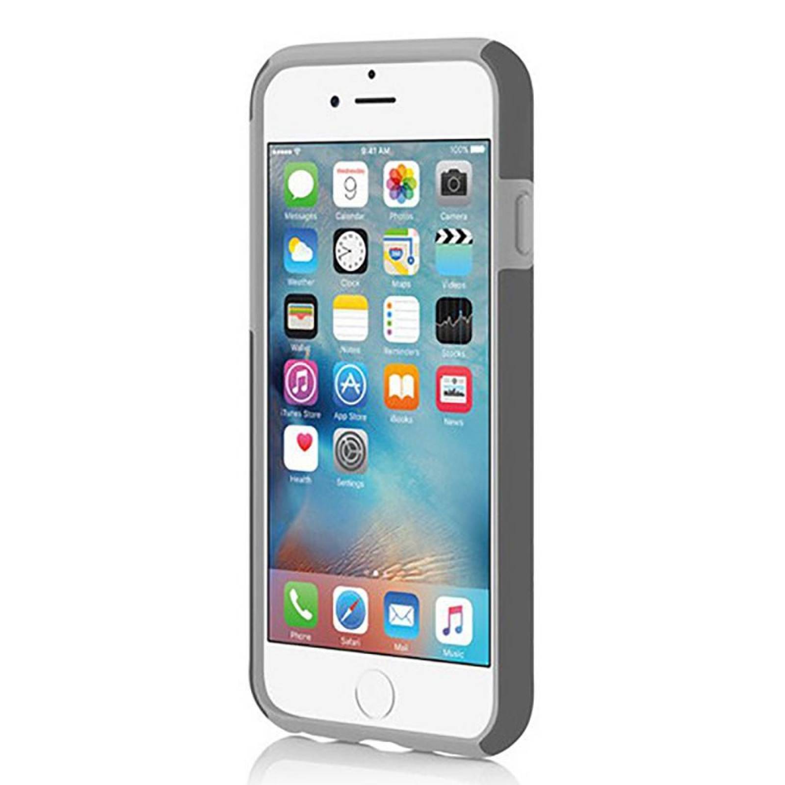 Funda INCIPIO DualPro para iPhone 6 y 6s Gris Fte