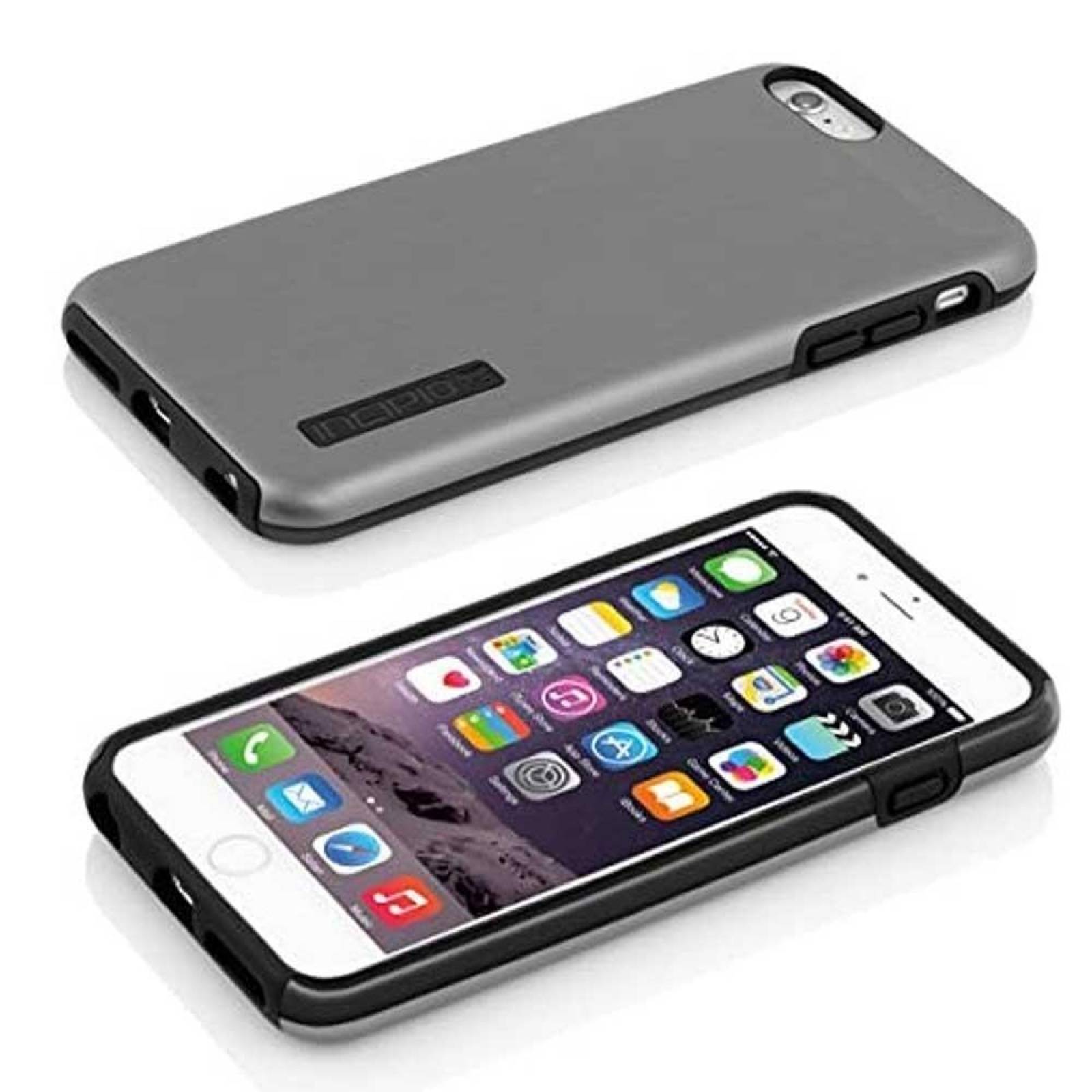 Funda INCIPIO DualPro Shine iPhone 6 y 6s Plata Negro 