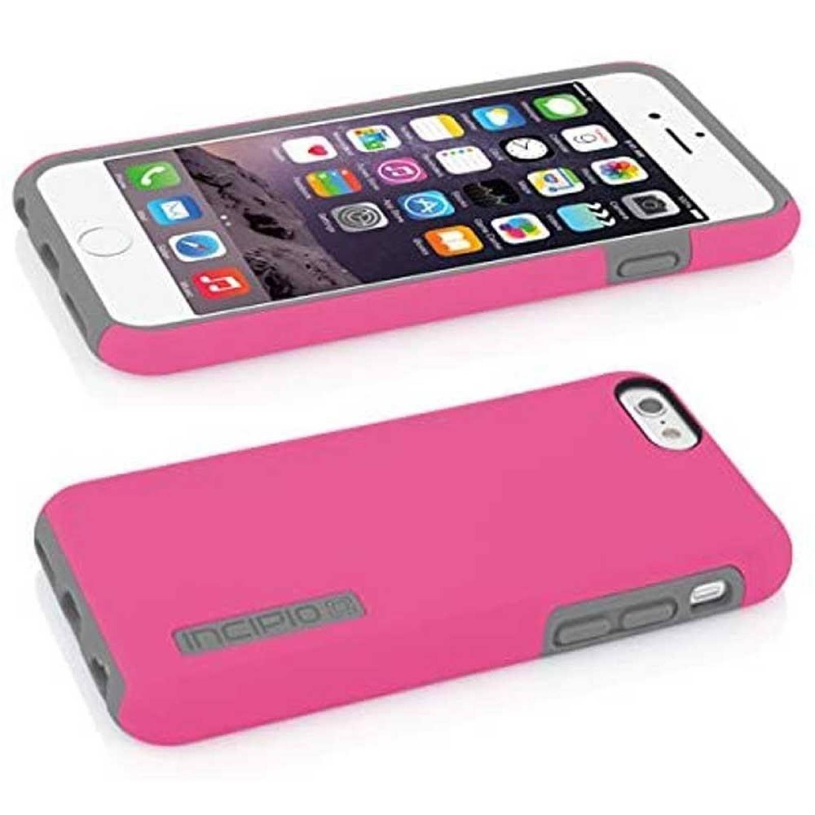 Funda INCIPIO DualPro para iPhone 6 y 6s Rosa Gris