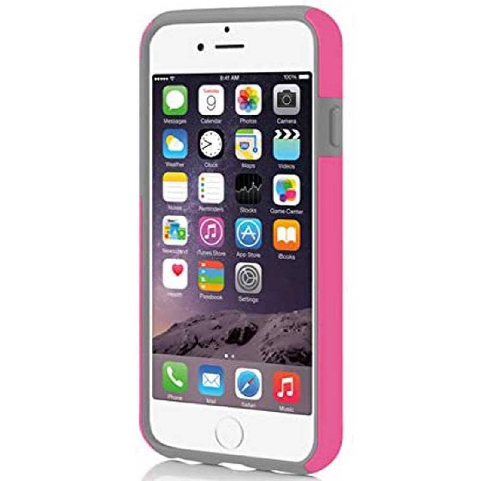 Funda INCIPIO DualPro para iPhone 6 y 6s Rosa Gris