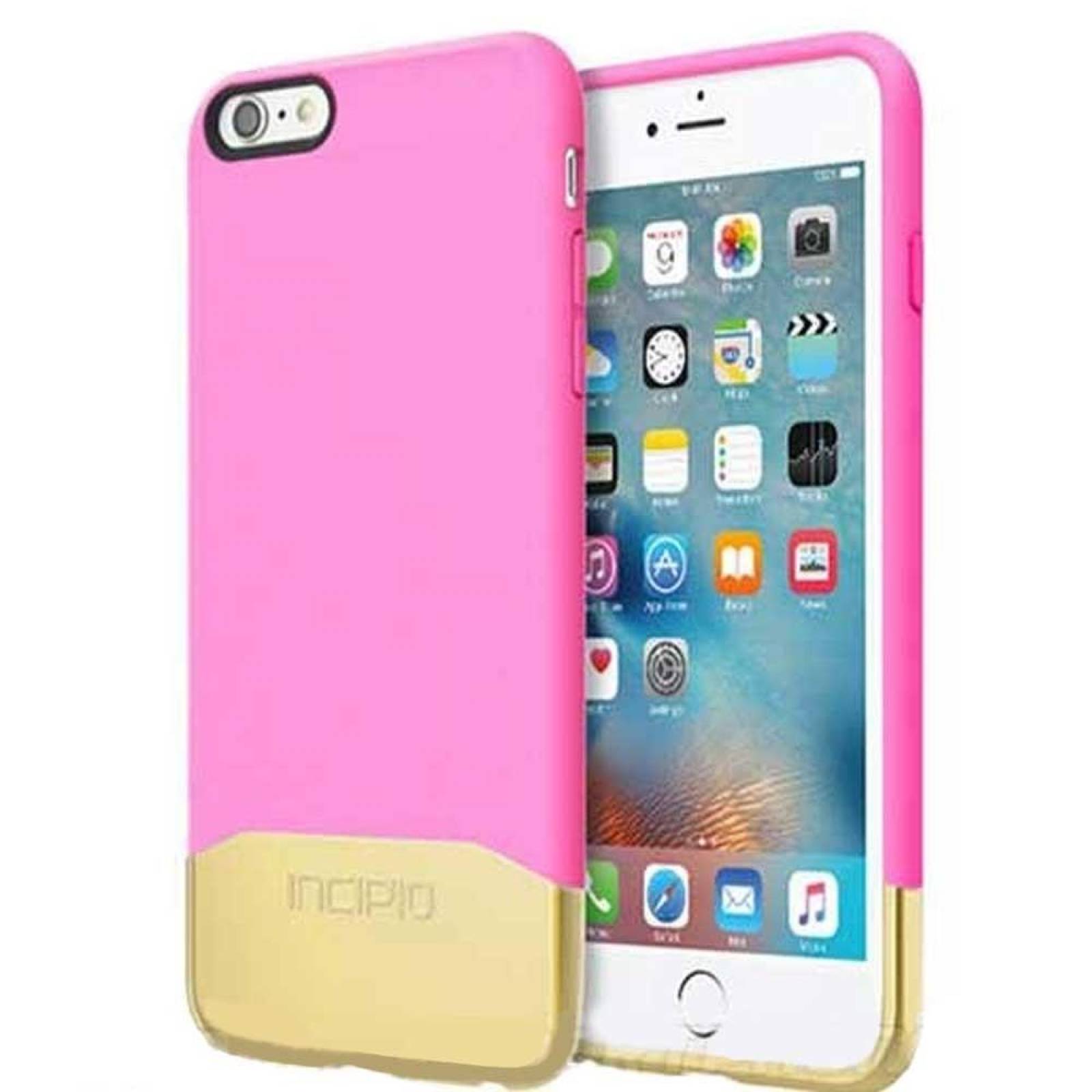 . Funda INCIPIO Edge Chrome para iPhone 6 PLUS Rosa Oro 