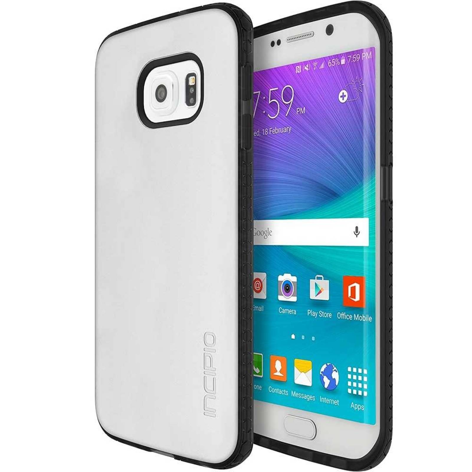 Funda INCIPIO Octane para Samsung S6 EDGE Frost Negro 