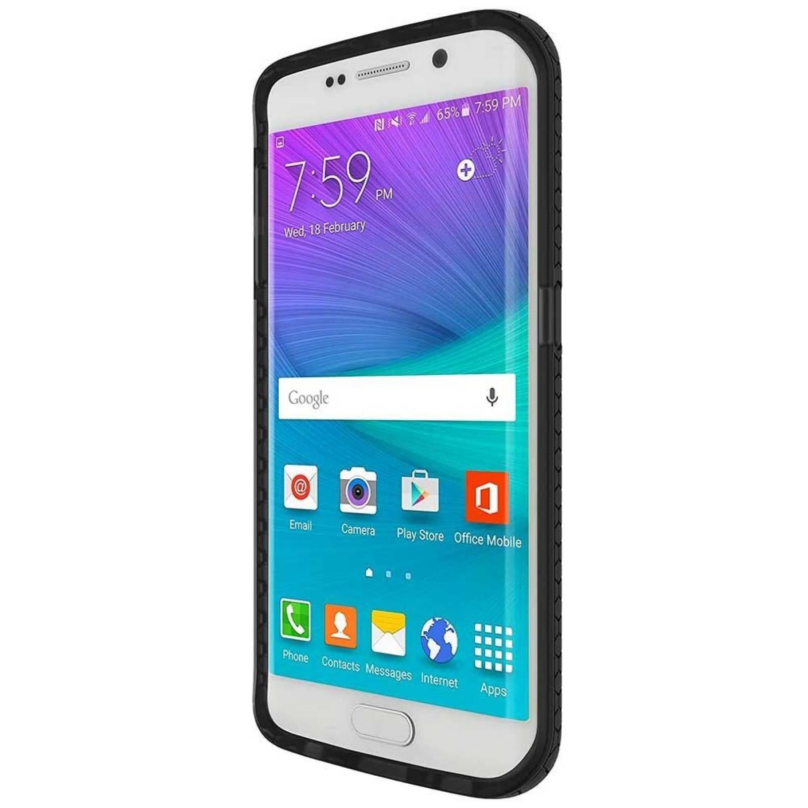 Funda INCIPIO Octane para Samsung S6 EDGE Frost Negro 