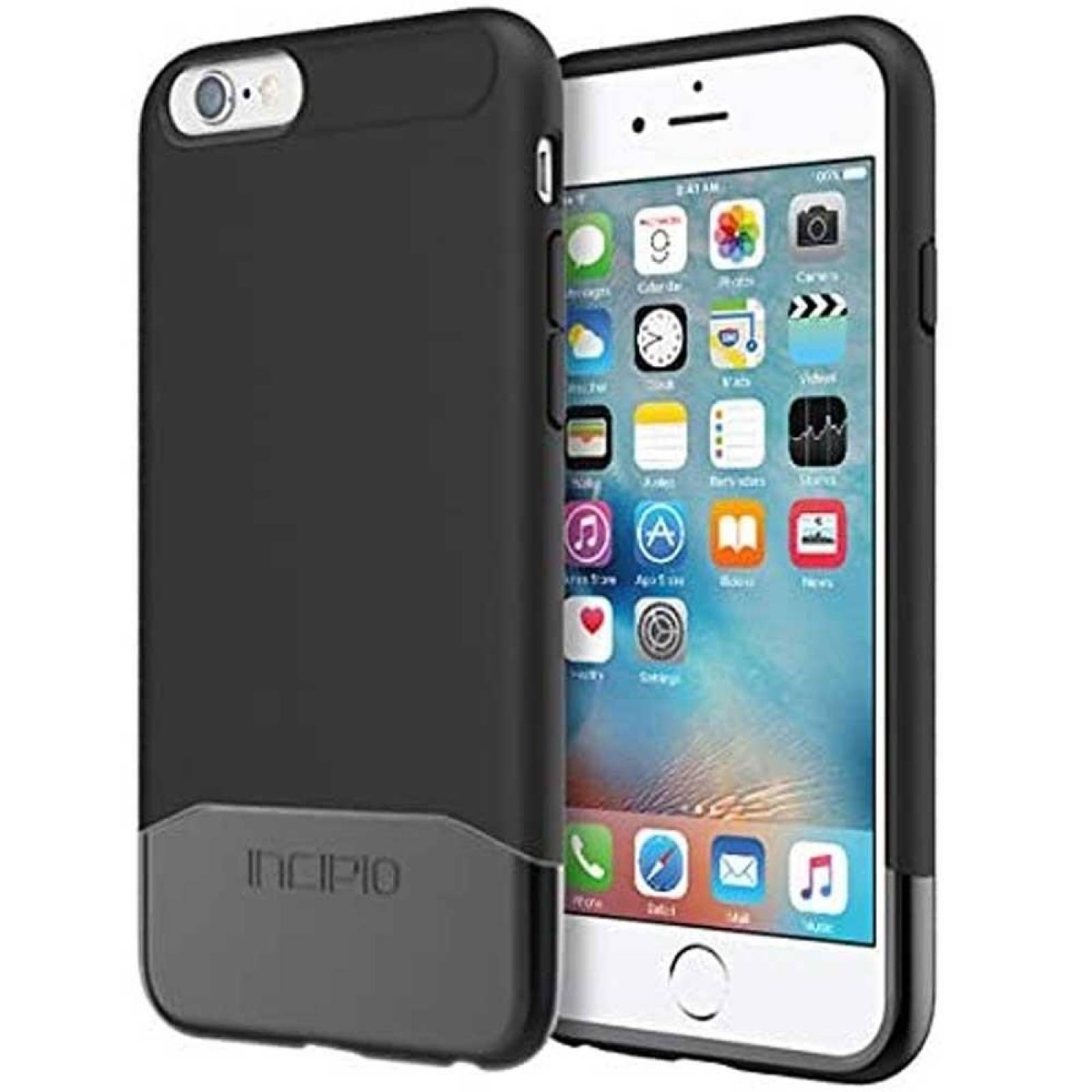 Funda INCIPIO Edge Chrome para iPhone 6 y 6s Negra 